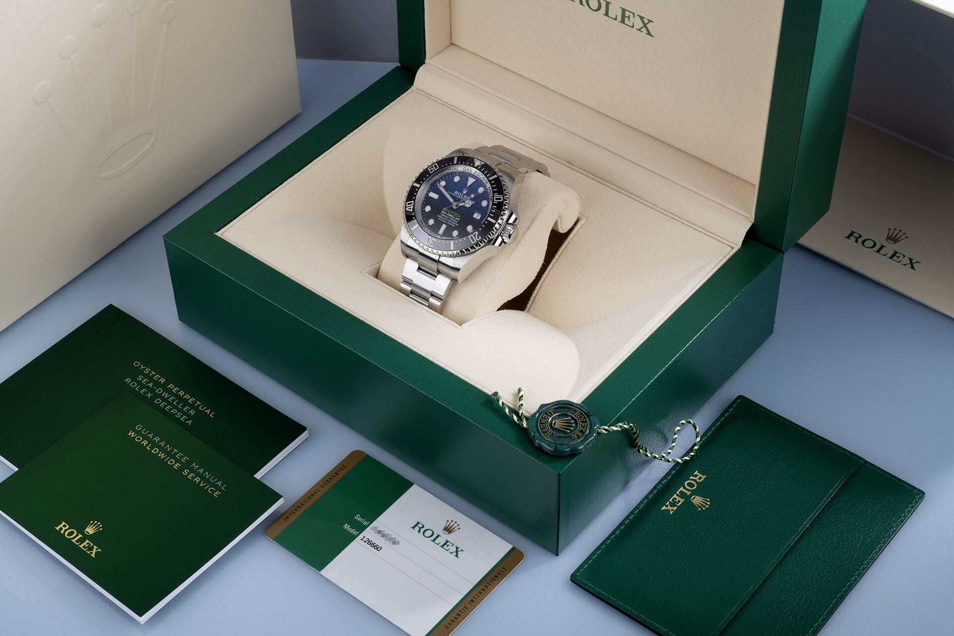 ref 126660 | Under Rolex Warranty | Rolex Deepsea D-Blue