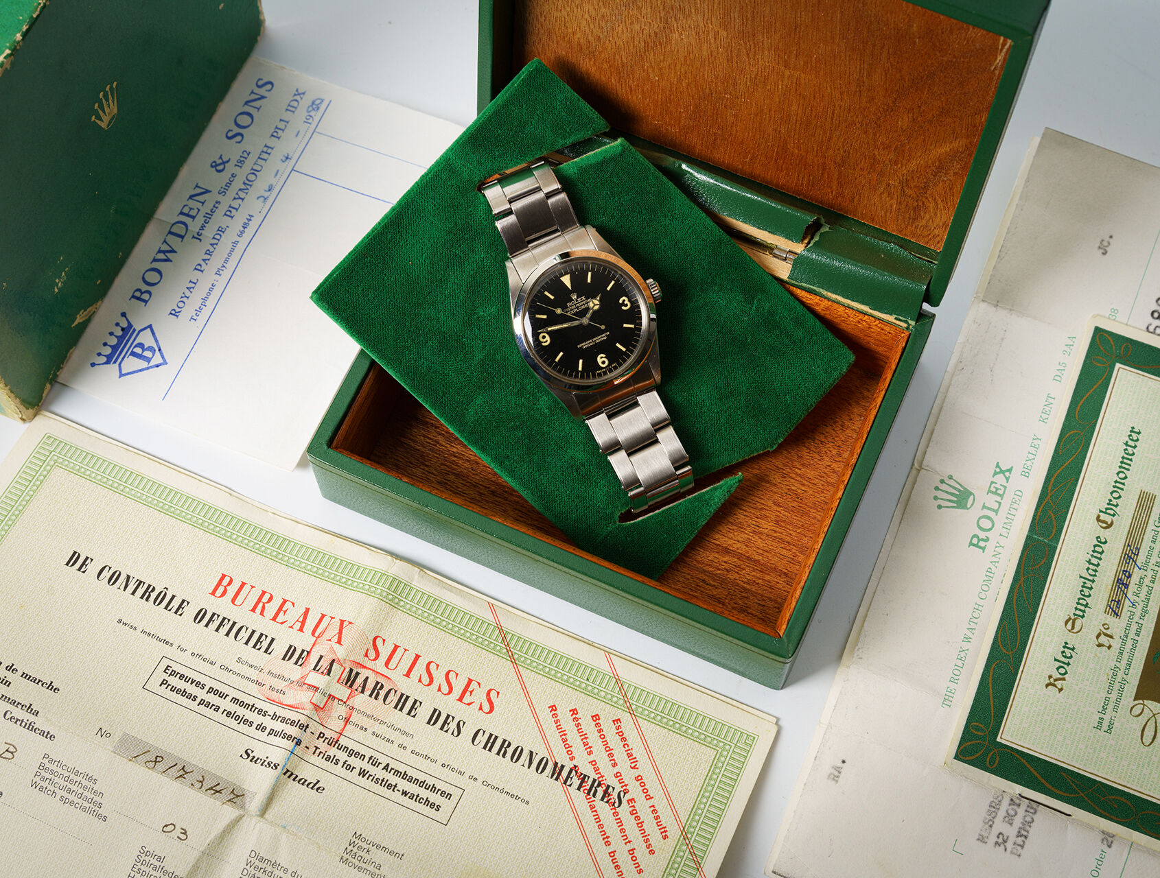 ref 1016 | 'Gilt Dial' - Box & Papers | Rolex Explorer
