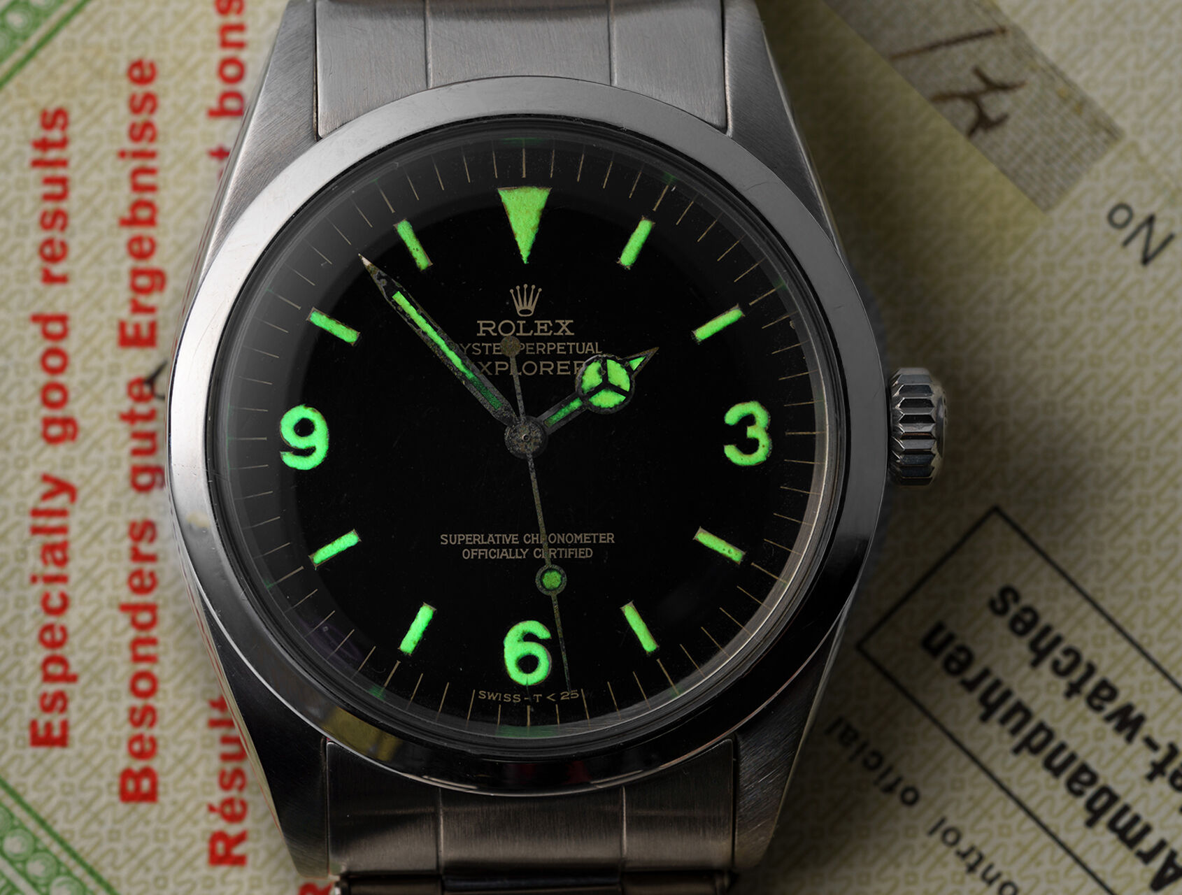 ref 1016 | 'Gilt Dial' - Box & Papers | Rolex Explorer