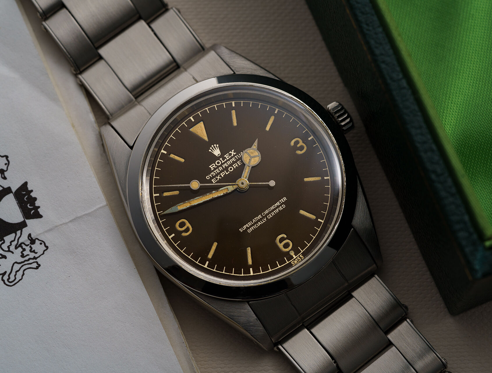 ref 1016 | 1016 - Rare Tropical Dial | Rolex Explorer