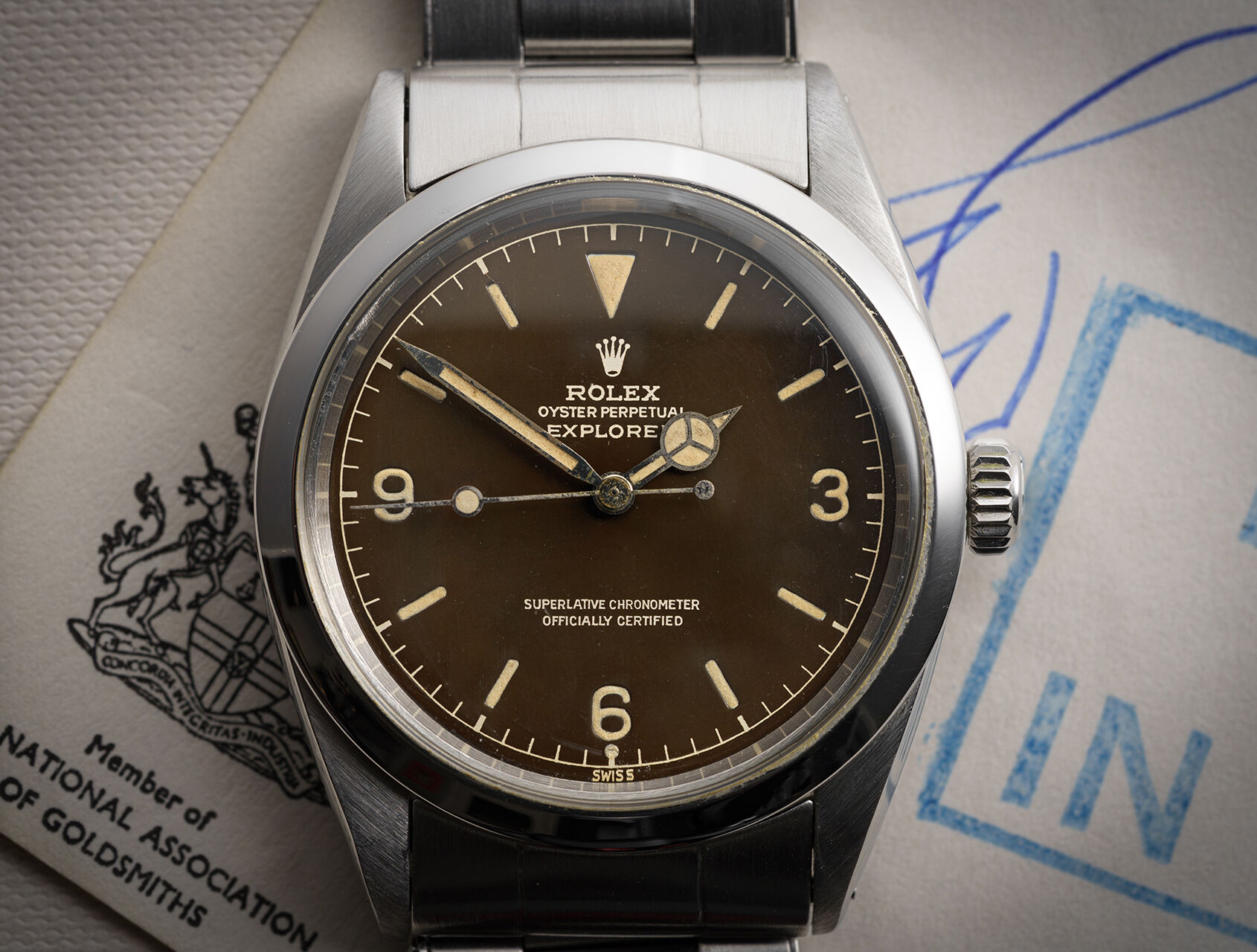 ref 1016 | 1016 - Rare Tropical Dial | Rolex Explorer