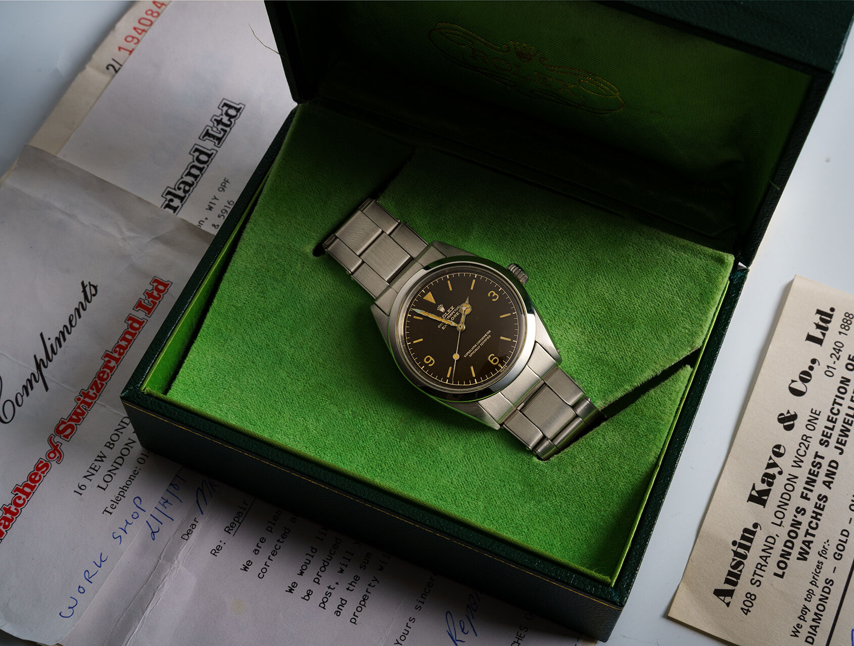 ref 1016 | 1016 - Rare Tropical Dial | Rolex Explorer