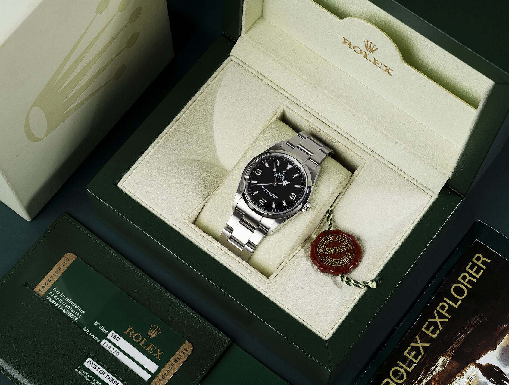 ref 114270 | 114270 - Box & Certificate | Rolex Explorer