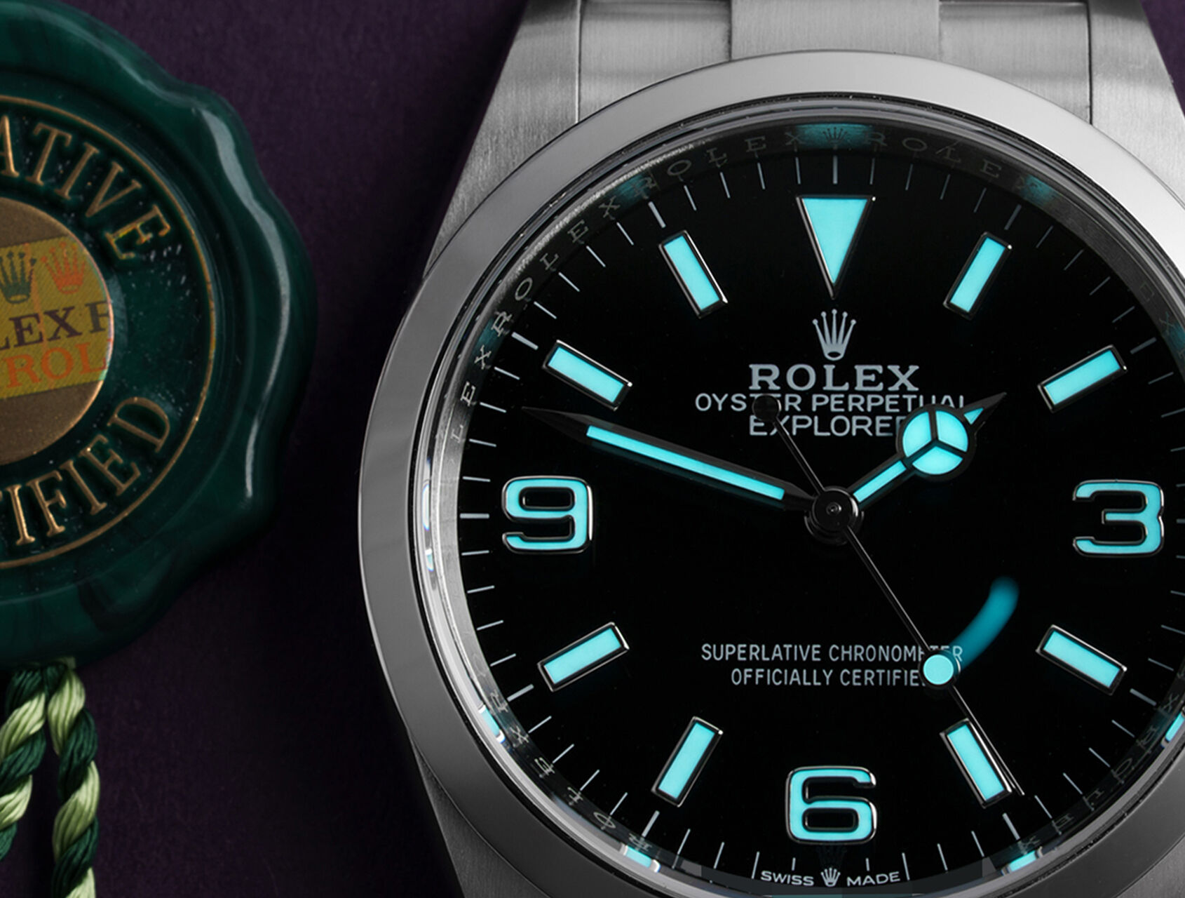 ref 124270 | 124270 - Box & Certificate | Rolex Explorer