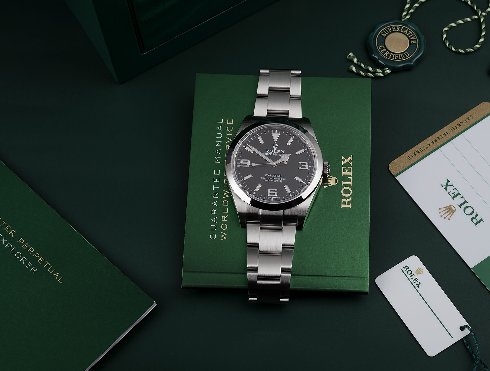 ref 214270 | 214270 - Box & Certificate | Rolex Explorer