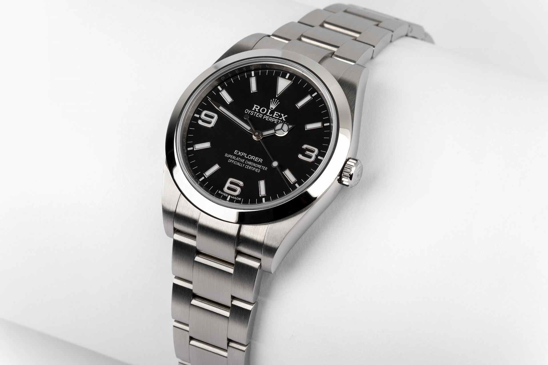 rolex explorer 39mm on wrist