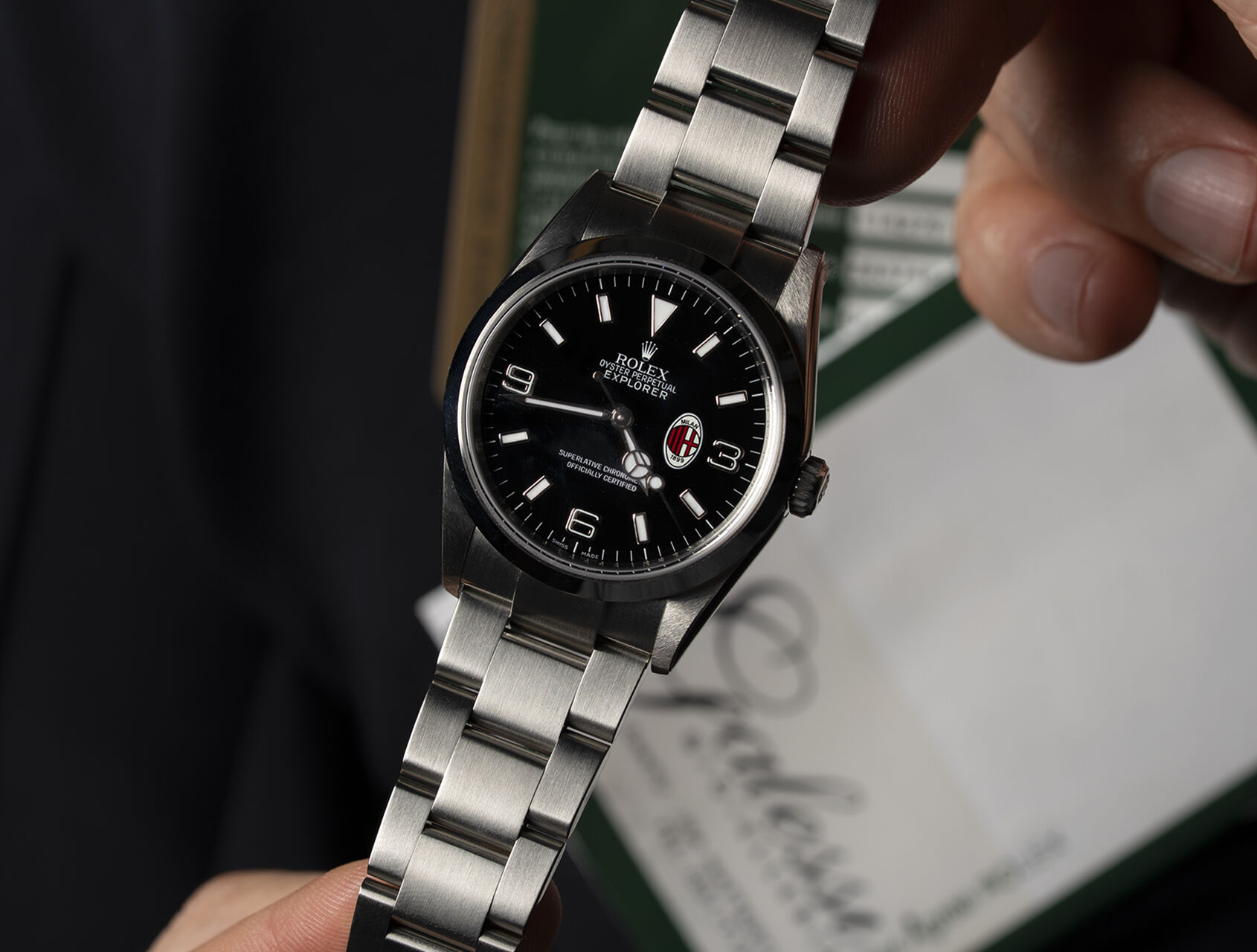 ref 114270 | 'AC Milan Limited Edition' | Rolex Explorer