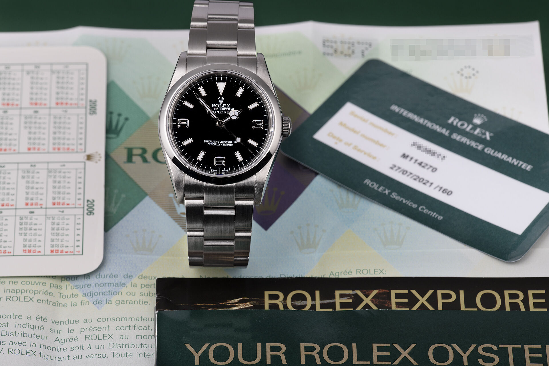 ref 114270 | Under Rolex Service Warranty | Rolex Explorer