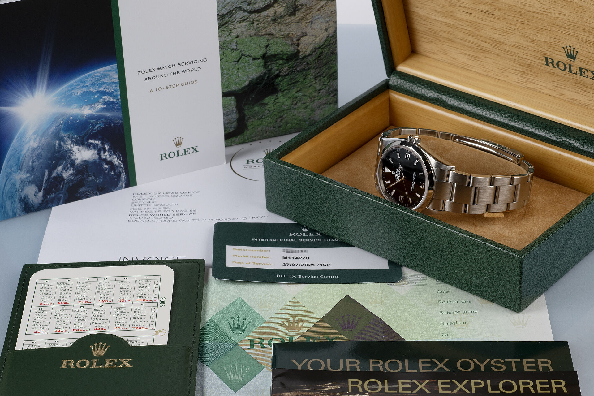 ref 114270 | Under Rolex Service Warranty | Rolex Explorer