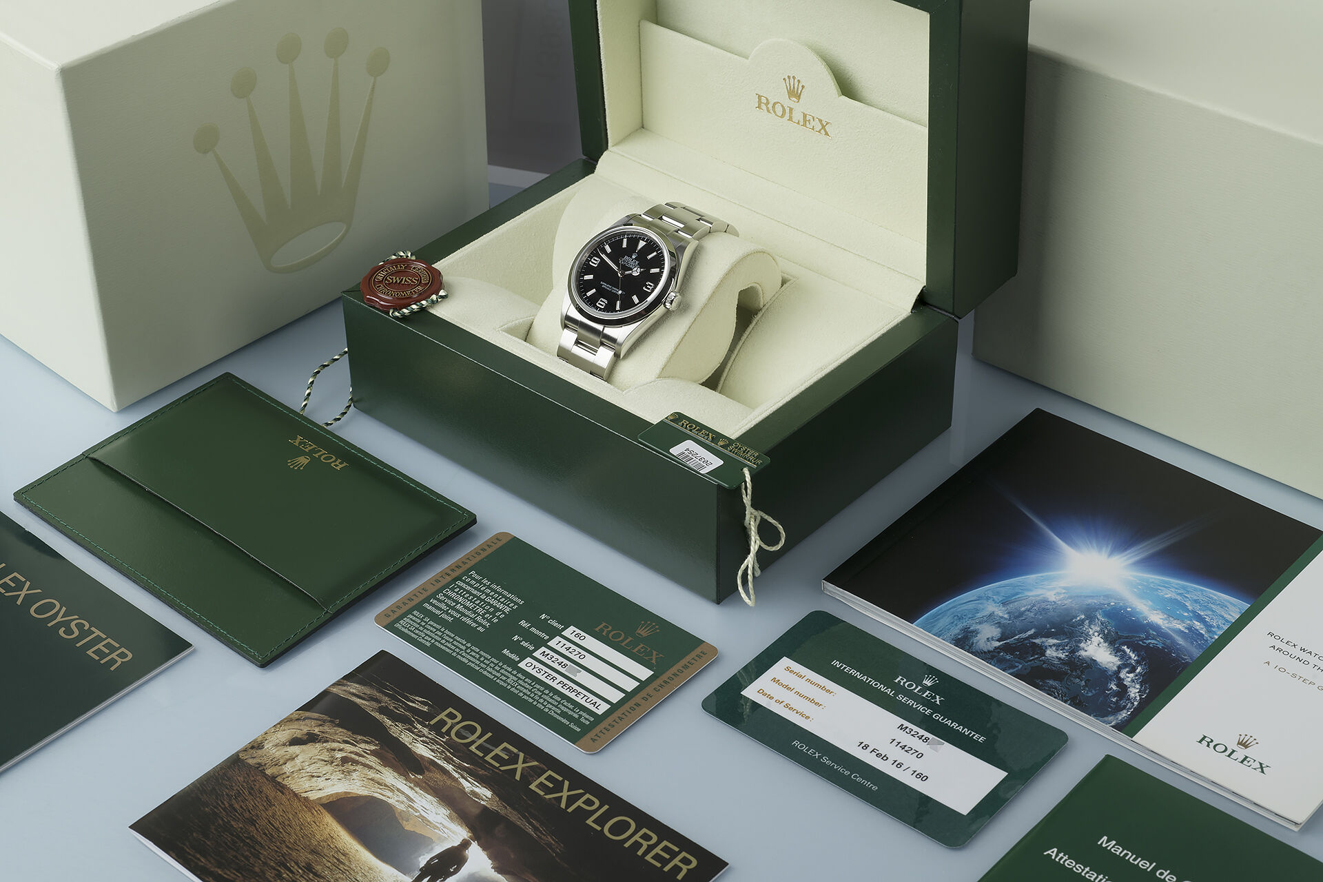 ref 114270 | Box & Certificate | Rolex Explorer