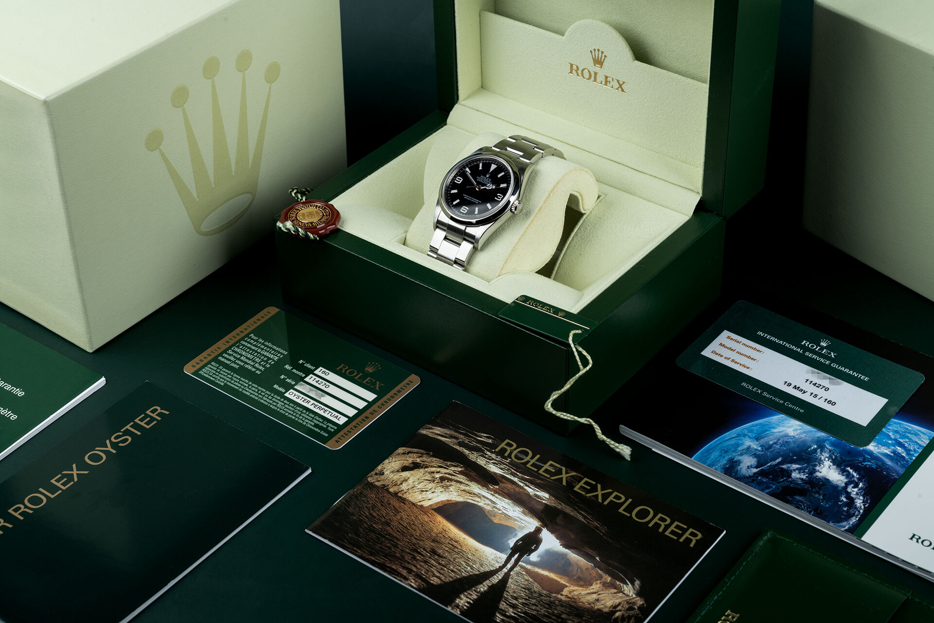 ref 114270 | 'RRR' Box & Certificate | Rolex Explorer