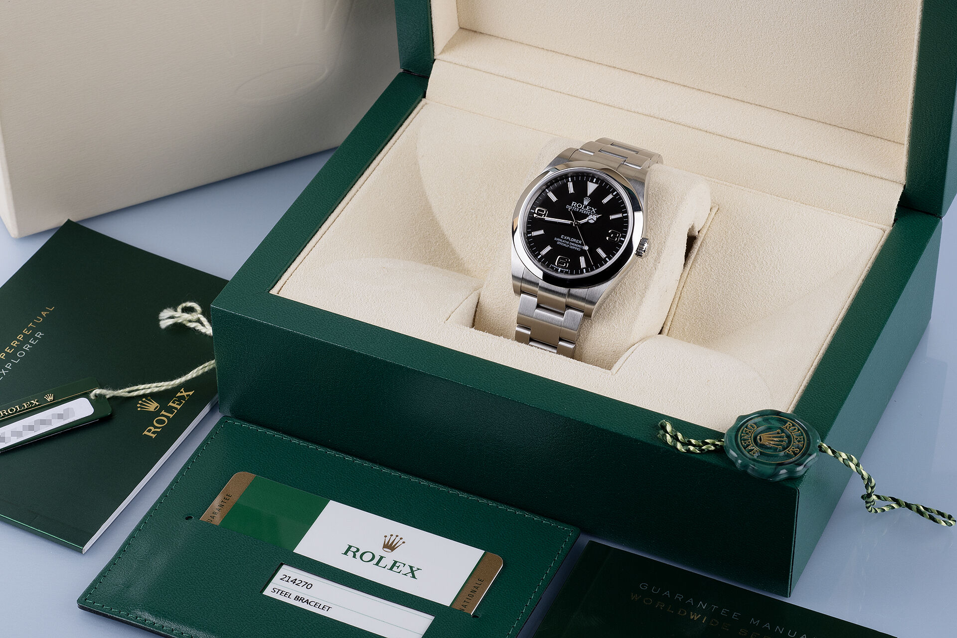 ref 214270 | Box & Certificate | Rolex Explorer