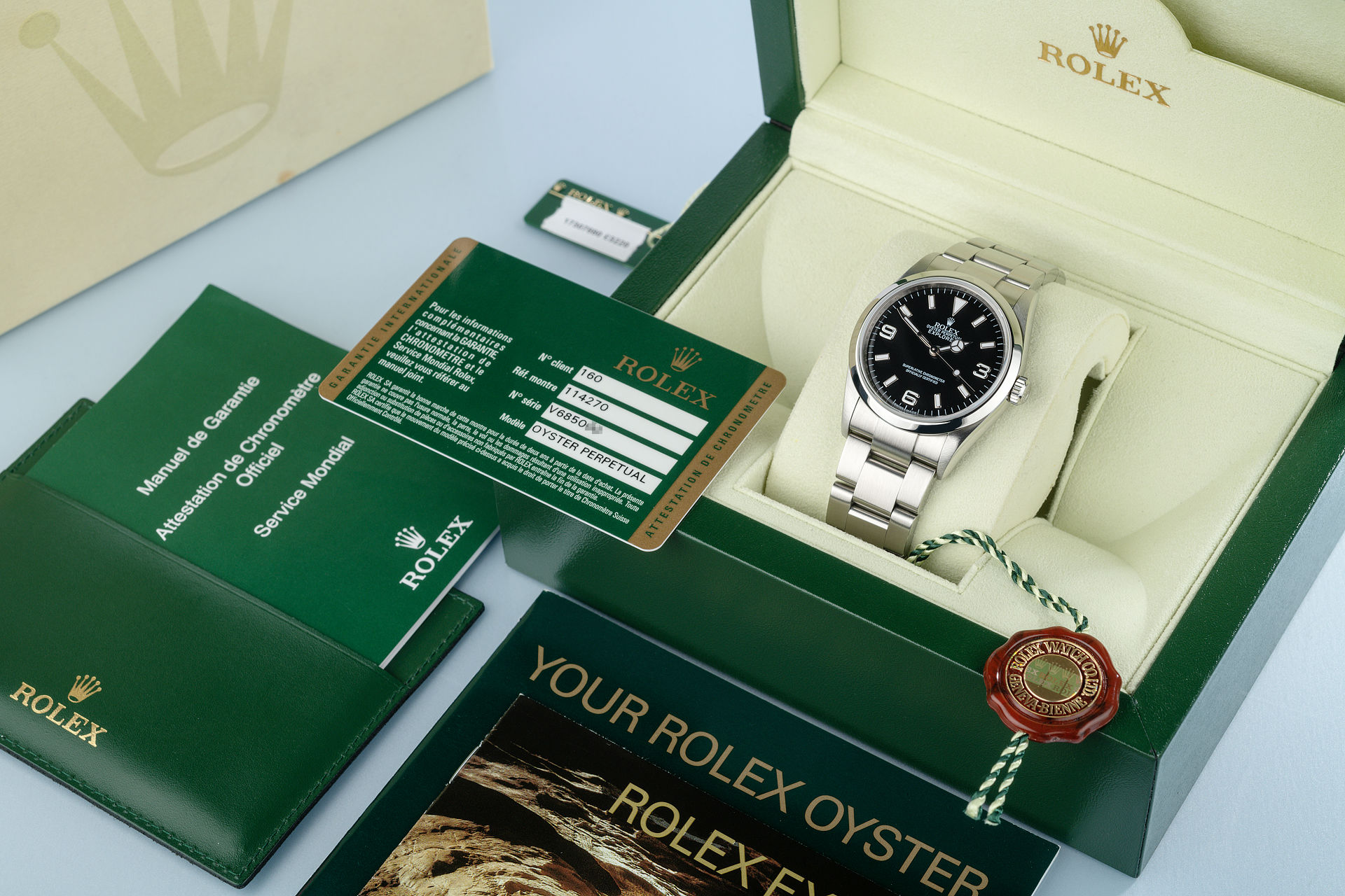 "Full Set" Discontinued Model | ref 114270 | Rolex Explorer