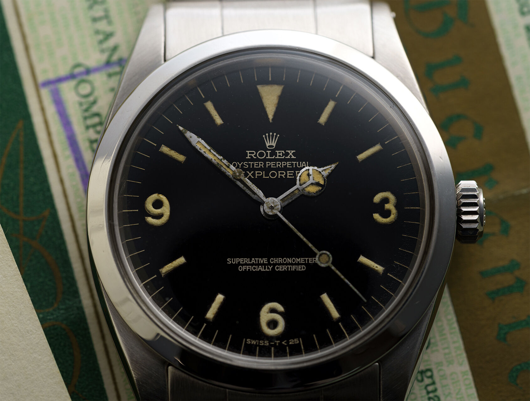 ref 1016 | 'Gilt Dial' - Box & Papers | Rolex Explorer