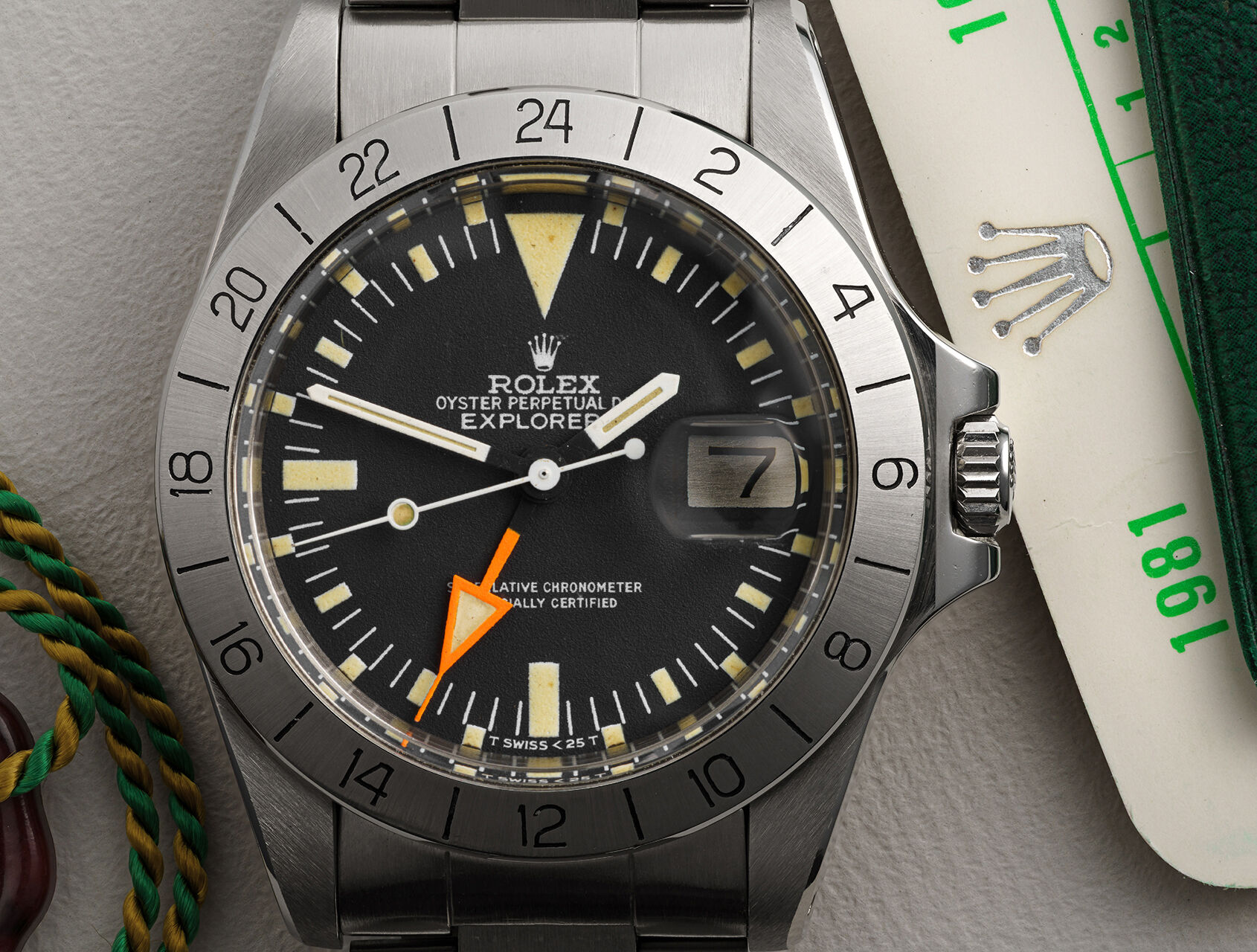 ref 1655 | 'Complete Set' - Orange Hand | Rolex Explorer II