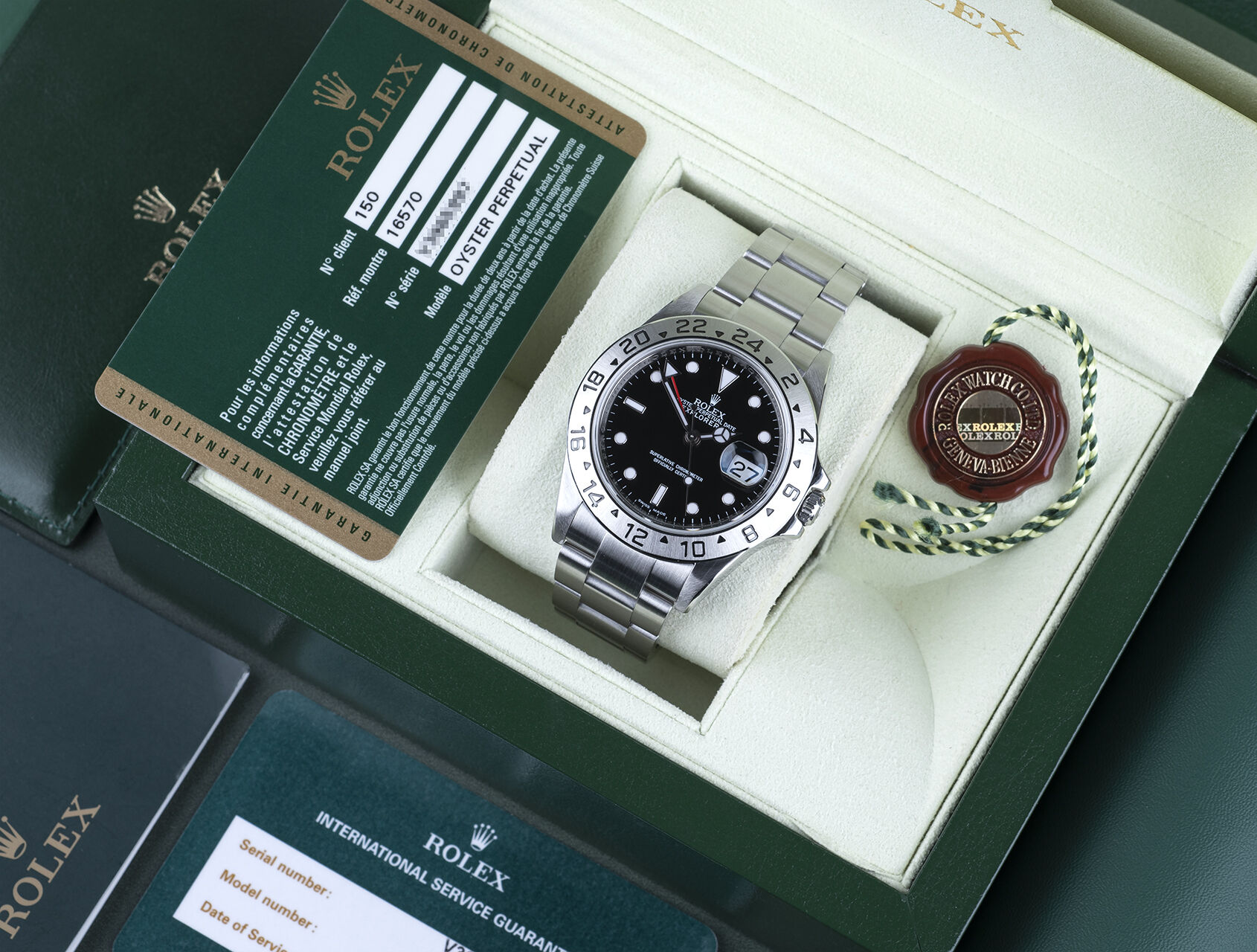 ref 16570 | 16570 - Rehaut | Rolex Explorer II