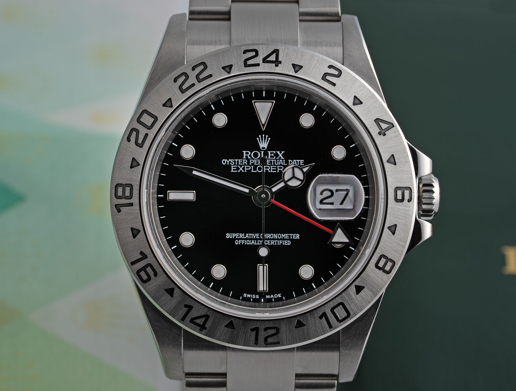 ref 16570 | 16570 - Box & Certificate | Rolex Explorer II