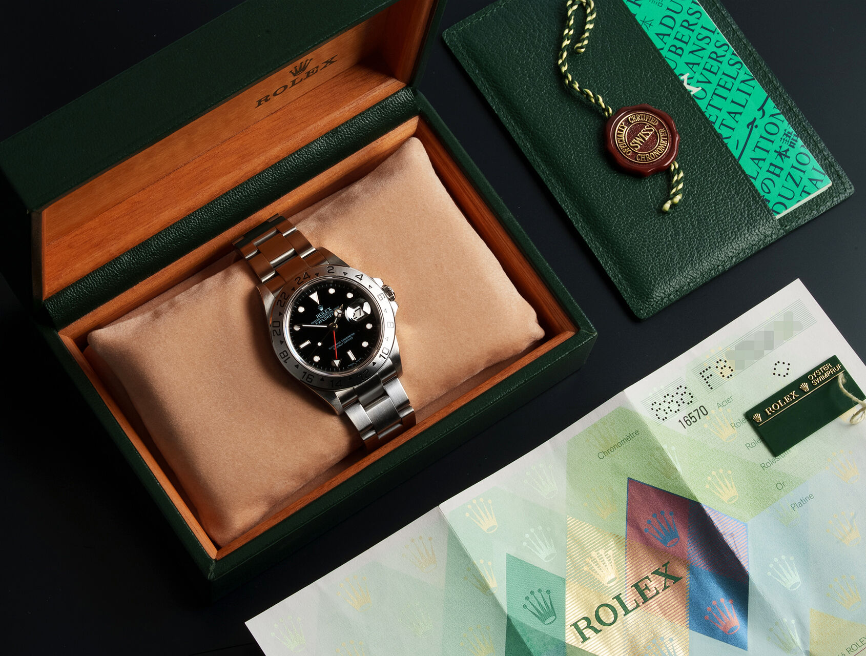 ref 16570 | 16570 - Box & Papers | Rolex Explorer II