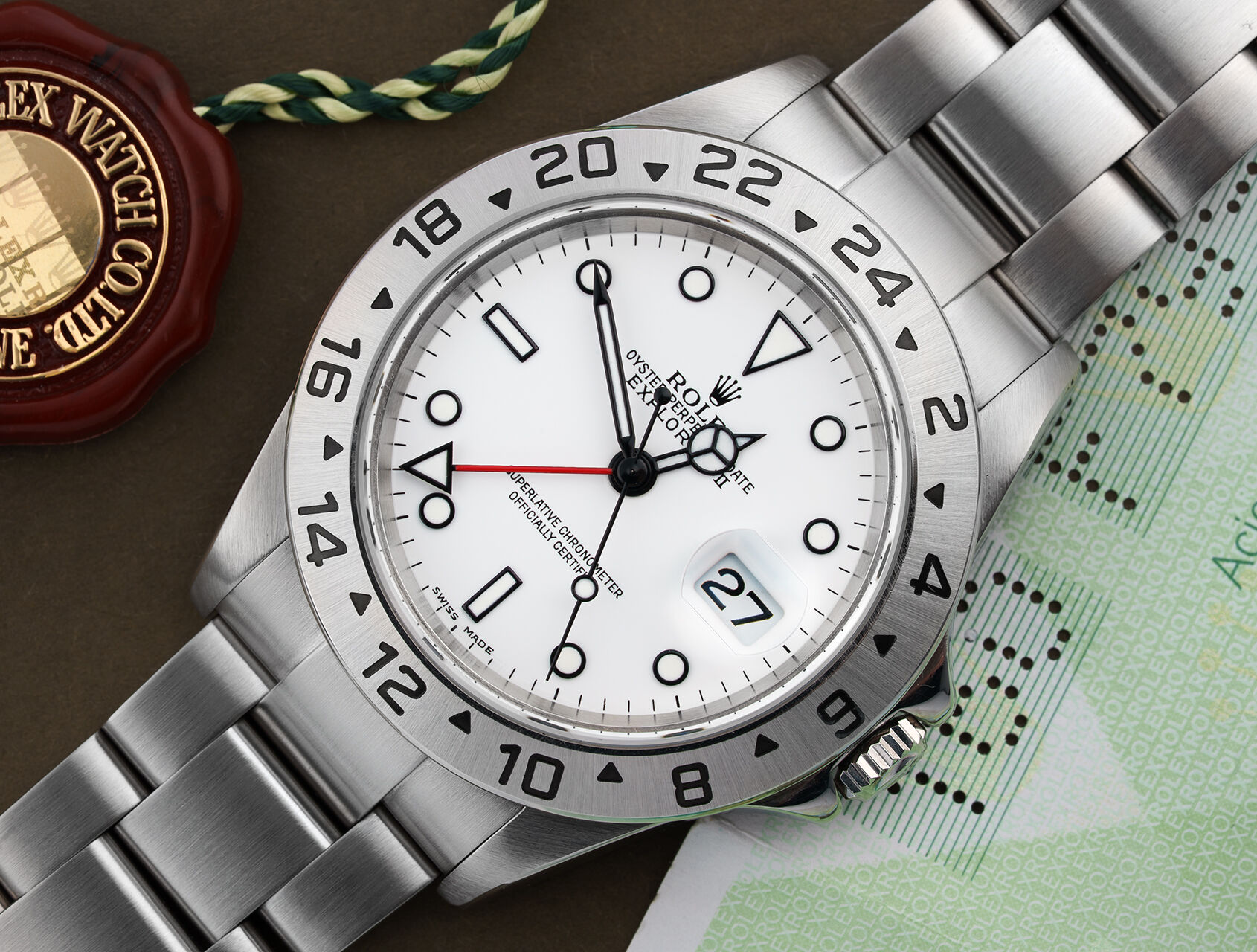 ref 16570 | 16570 - Polar Dial | Rolex Explorer II