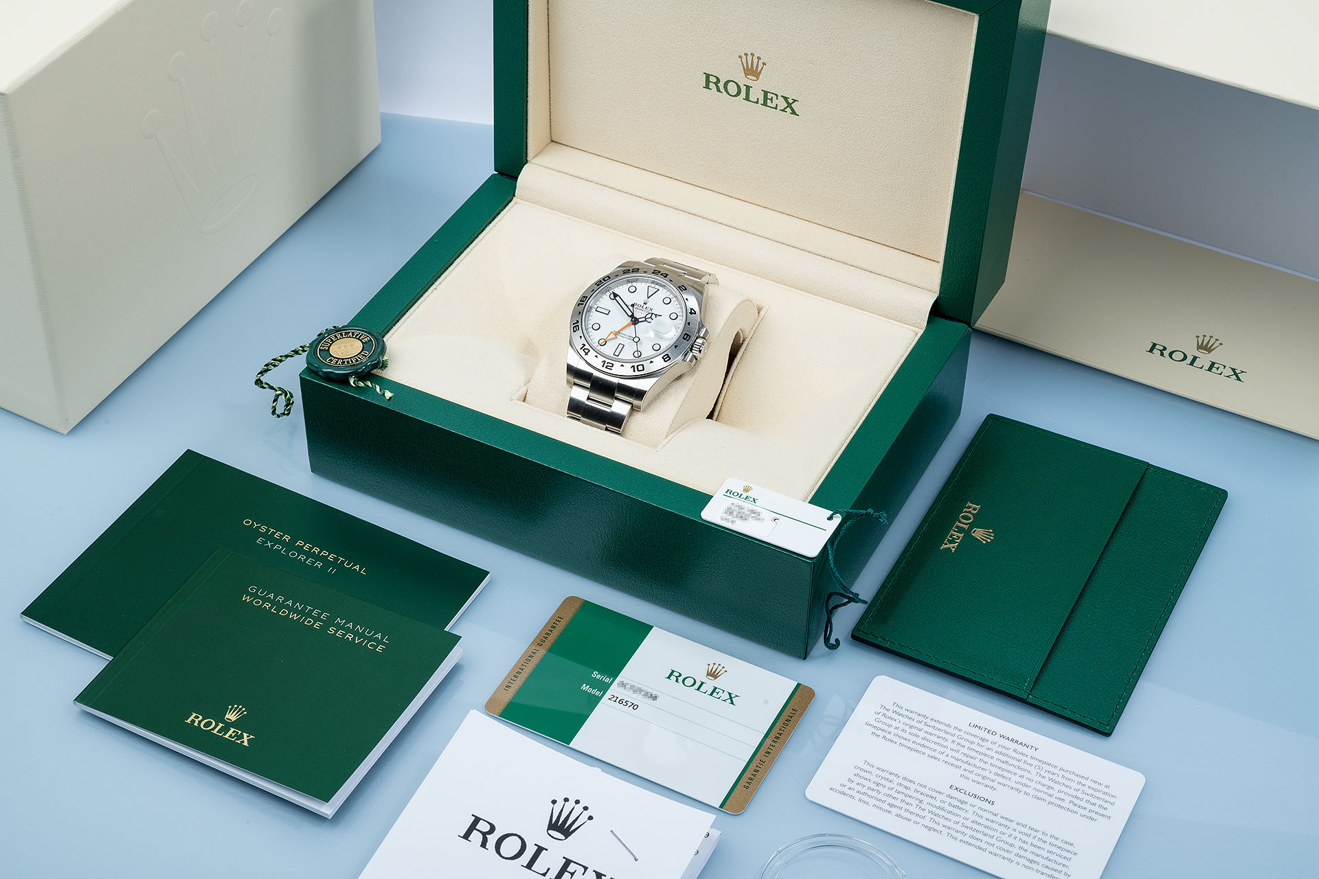 ref 216570 | 42mm '5 Year Warranty' | Rolex Explorer II