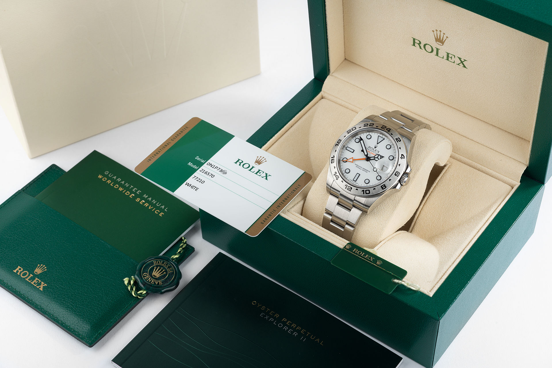 ref 216570 | 'Complete Set' | Rolex Explorer II