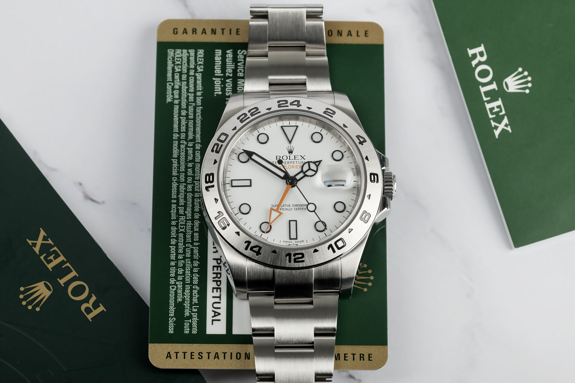 ref 216570 | Box & Certificate | Rolex Explorer II