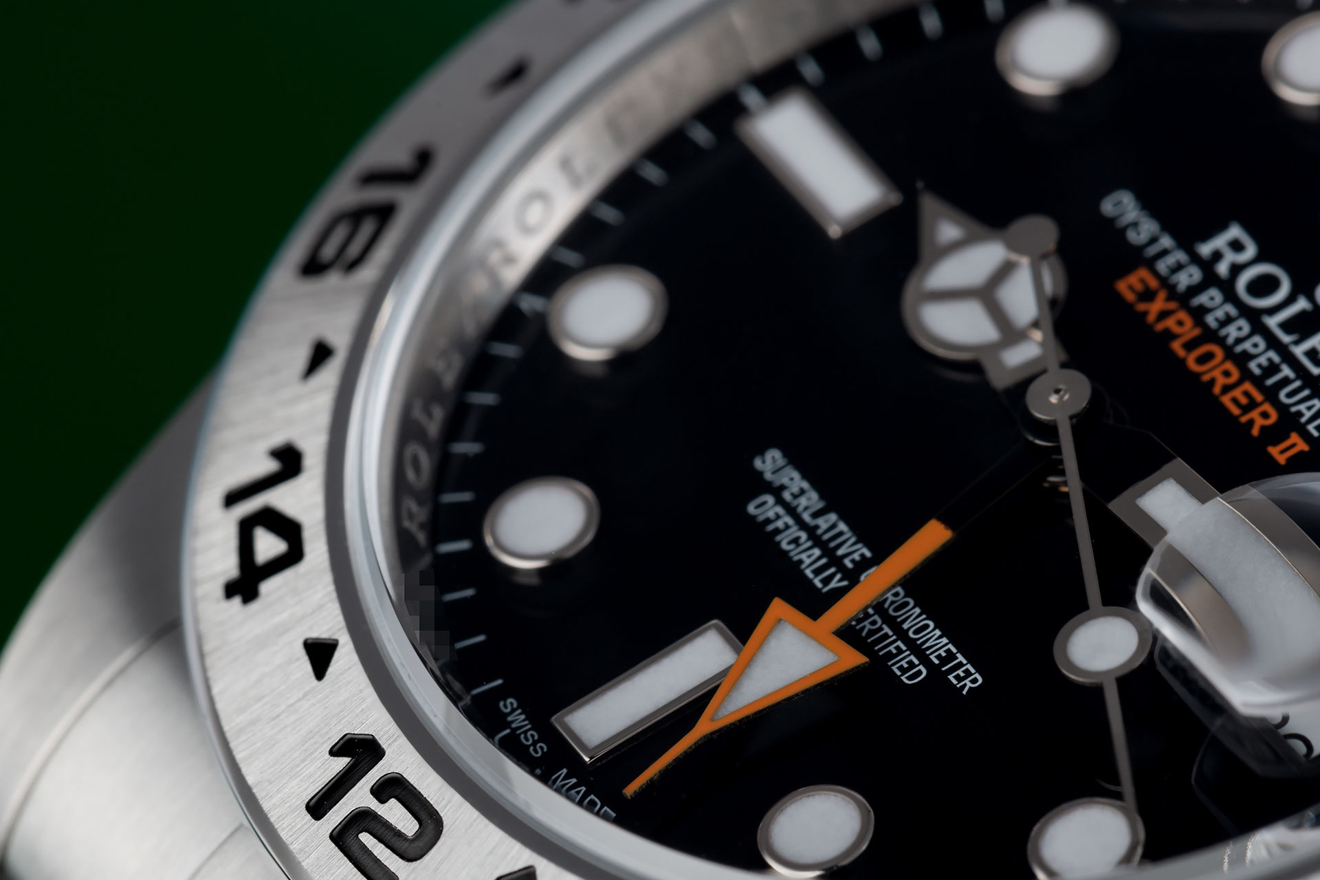 ref 216570 | Box & Cert 'Orange Hand' | Rolex Explorer II