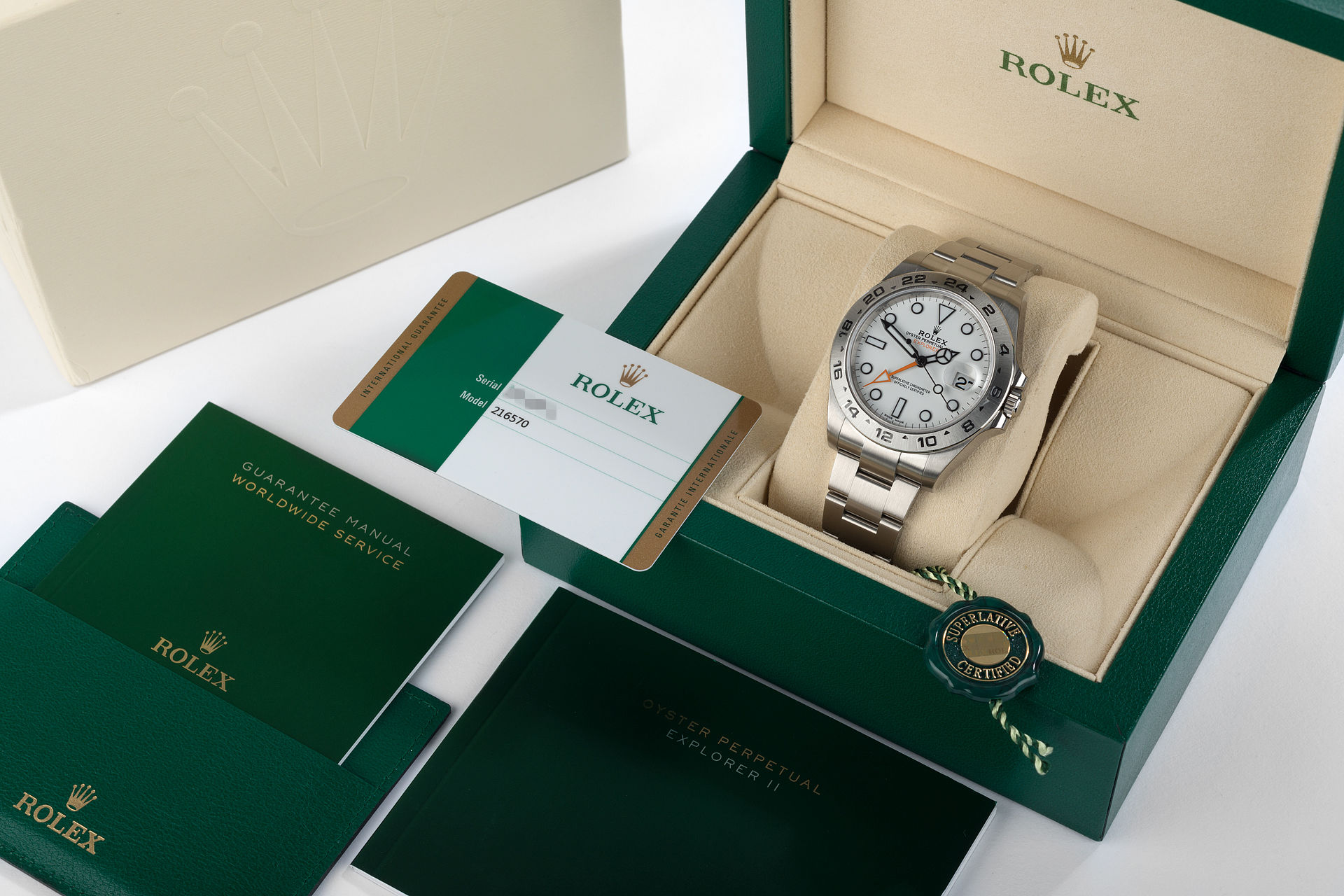 ref 216570 | Brand New '5 Year Warranty' | Rolex Explorer II