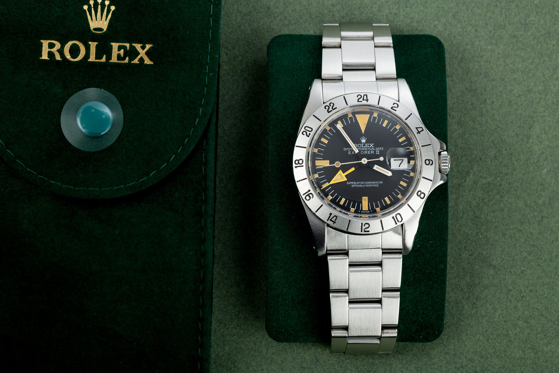 ref 1655 | Orange Hand 'Pumpkin Patina'  | Rolex Explorer II