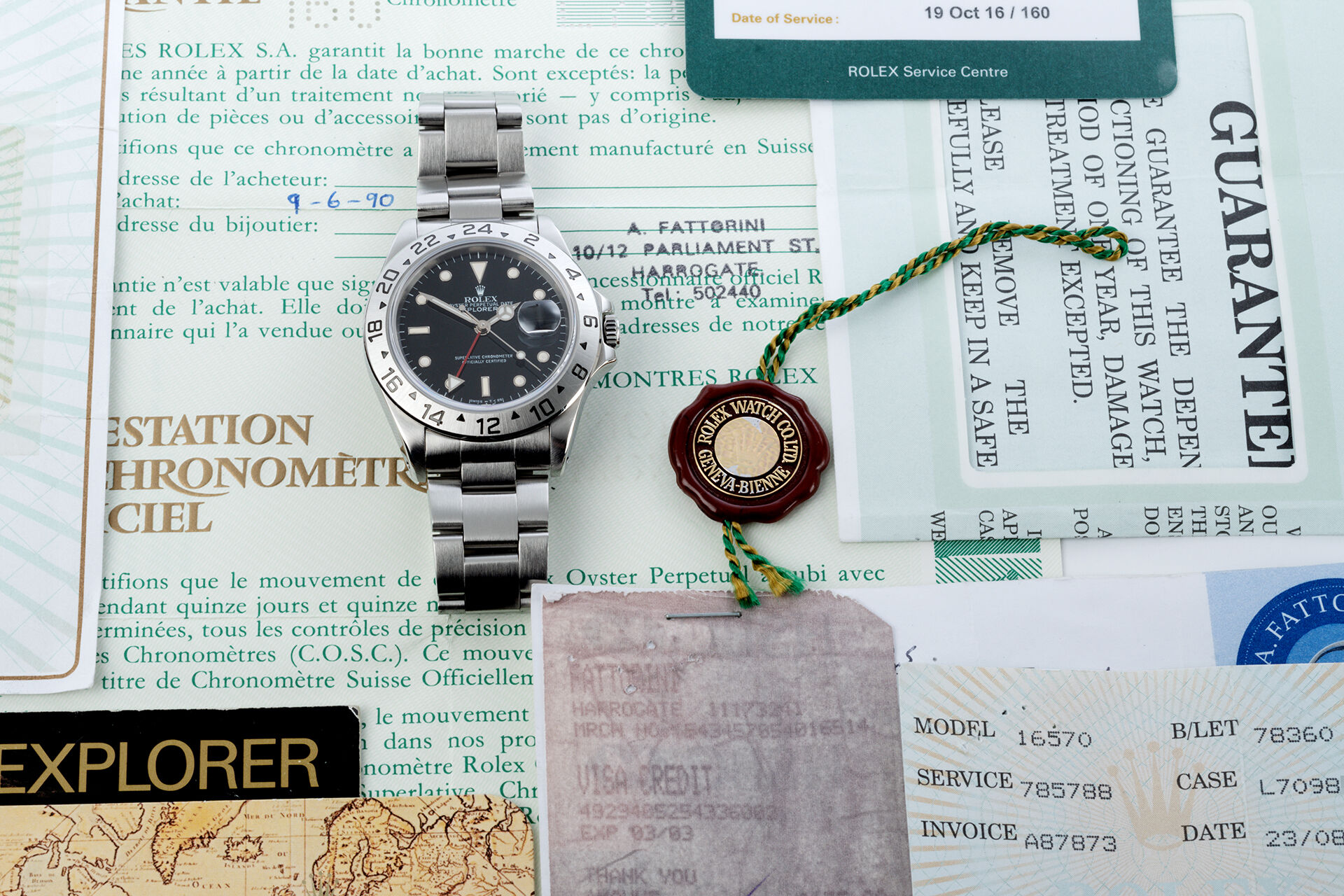 ref 16570 | Under Rolex Service Warranty | Rolex Explorer II