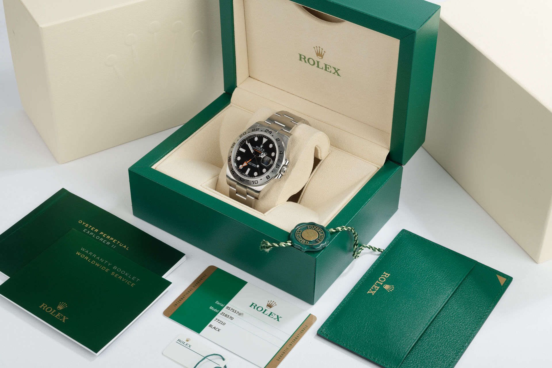 ref 216570 | Rolex Warranty to 2023 | Rolex Explorer II