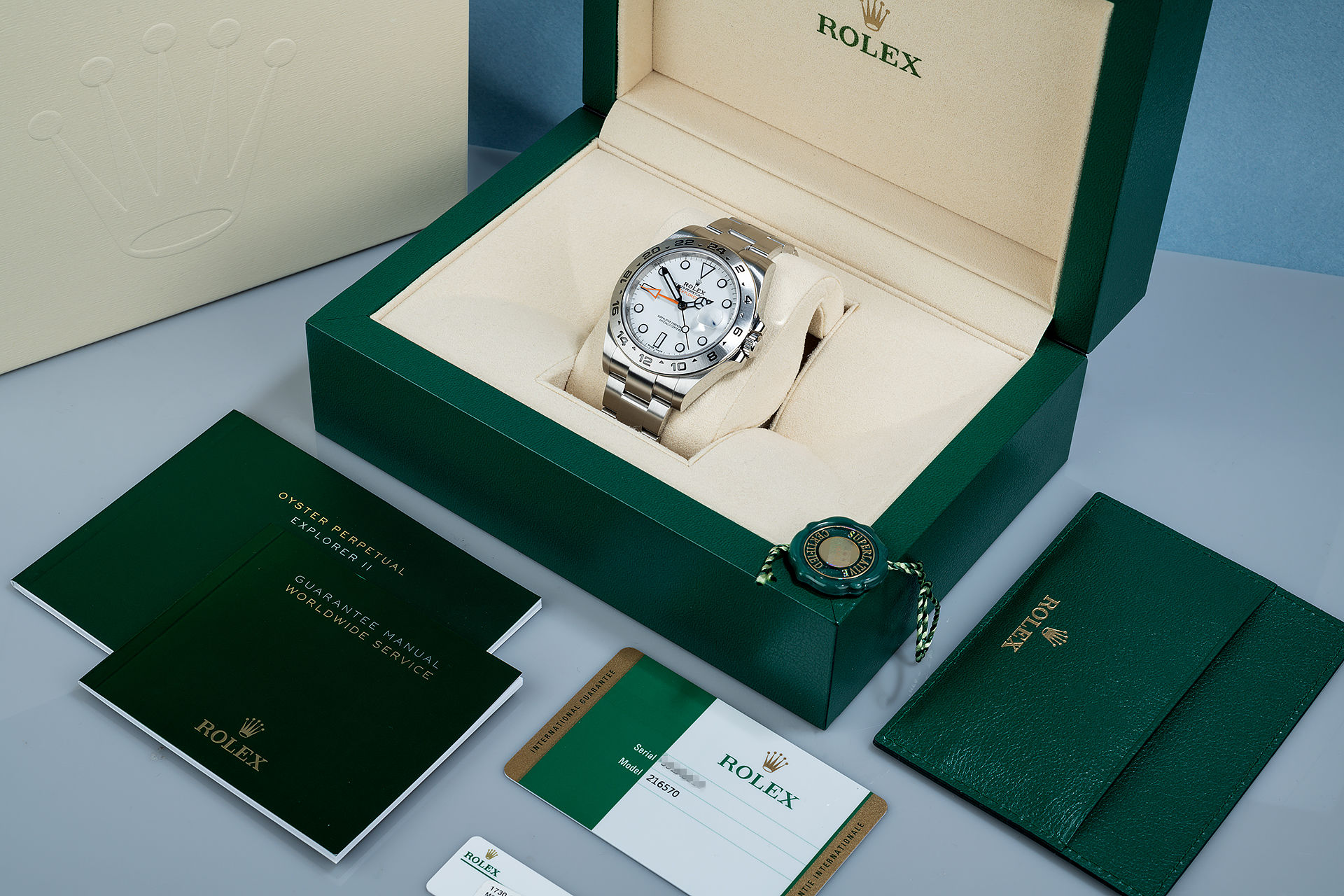 ref 216570 | Rolex Warranty to 2024 'Complete Set' | Rolex Explorer II