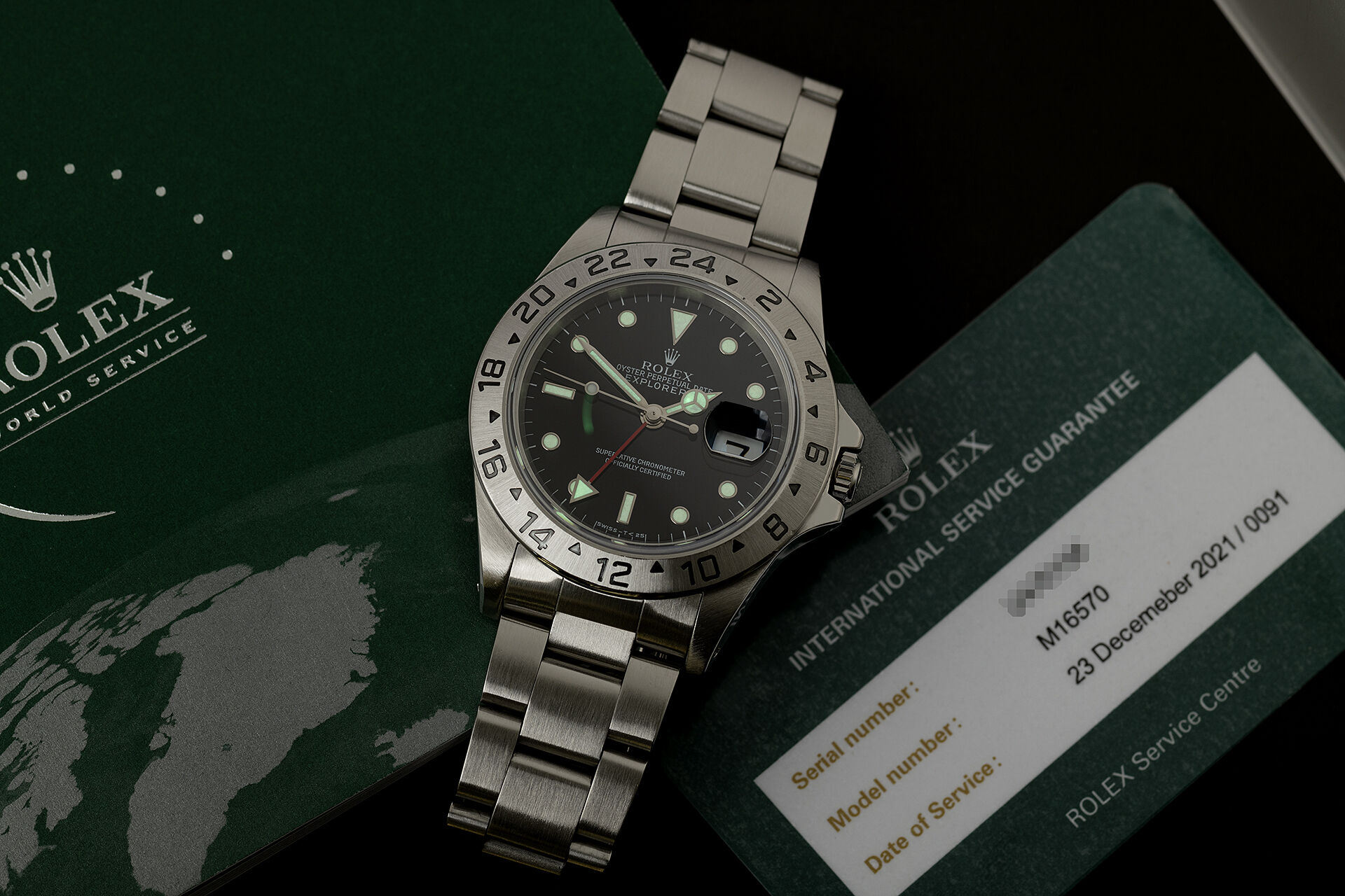 ref 16570 | Serviced By Rolex | Rolex Explorer II