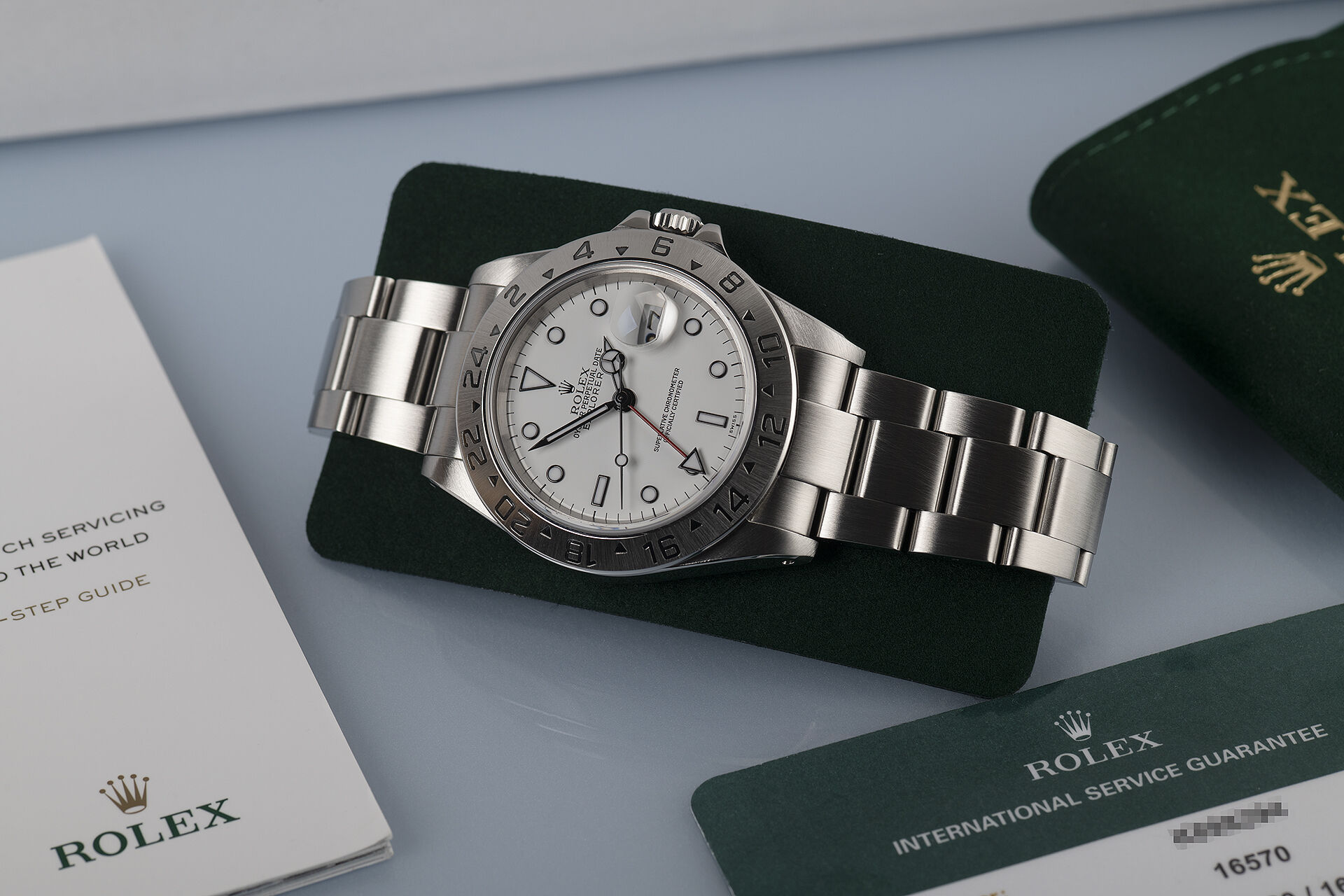 ref 16570 | Under Rolex Service Warranty  | Rolex Explorer II