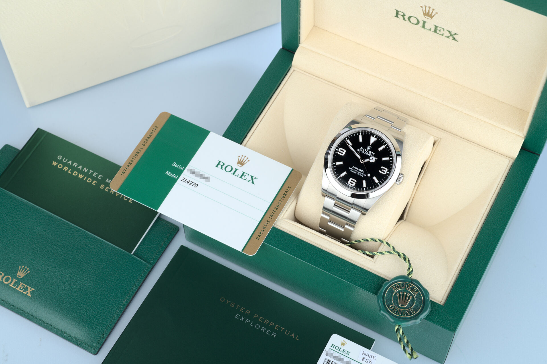 ref 214270 | Rolex Warranty to 2022 | Rolex Explorer