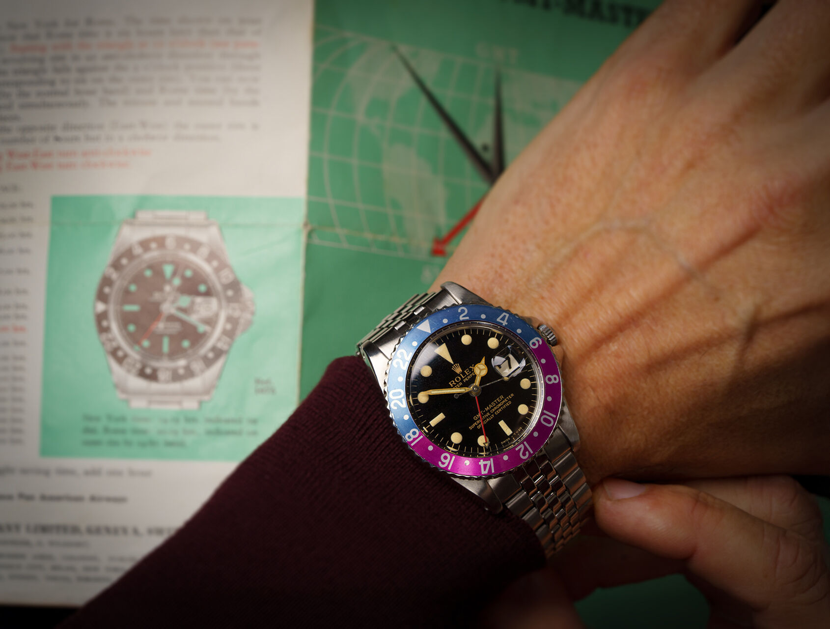 ref 1675 | Box & Certificate | Rolex GMT-Master