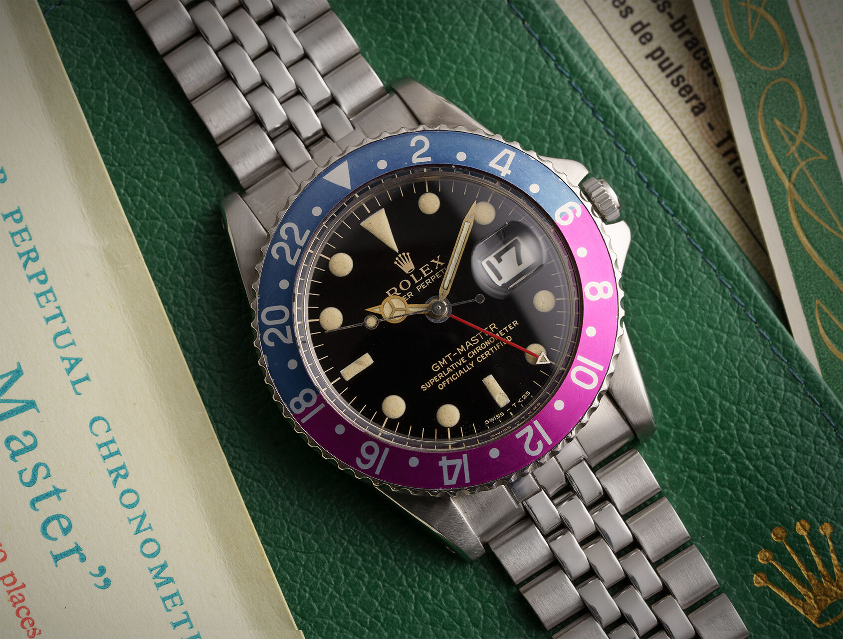 ref 1675 | Box & Certificate | Rolex GMT-Master