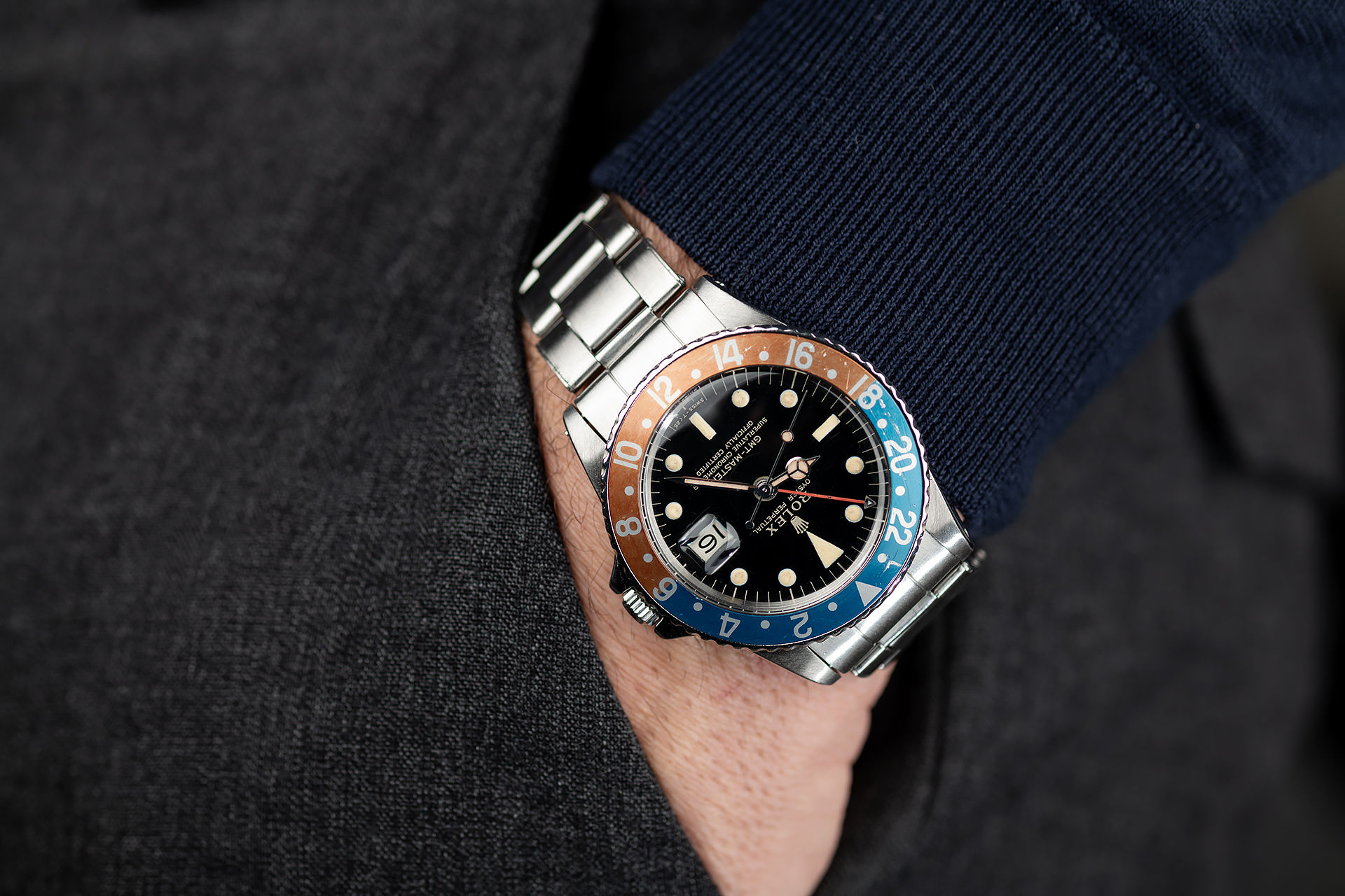 ref 1675 | Gilt Gloss Dial 'Fat Font' | Rolex GMT-Master