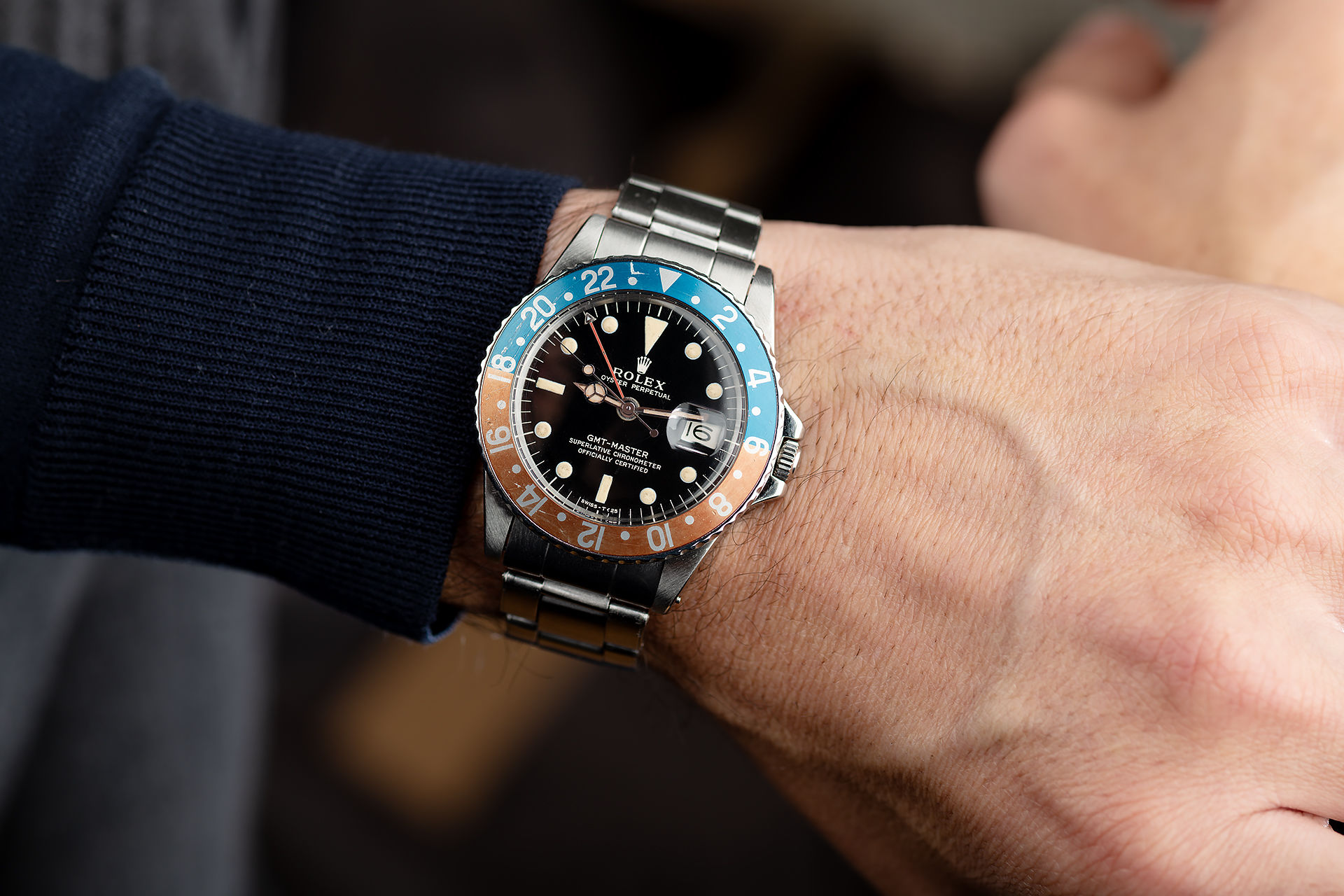 ref 1675 | Gilt Gloss Dial 'Fat Font' | Rolex GMT-Master