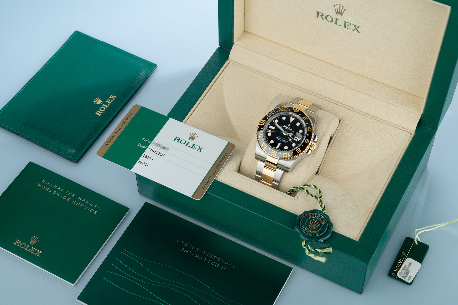 ref 116713LN | 'Box & Warranty Card' | Rolex GMT-Master