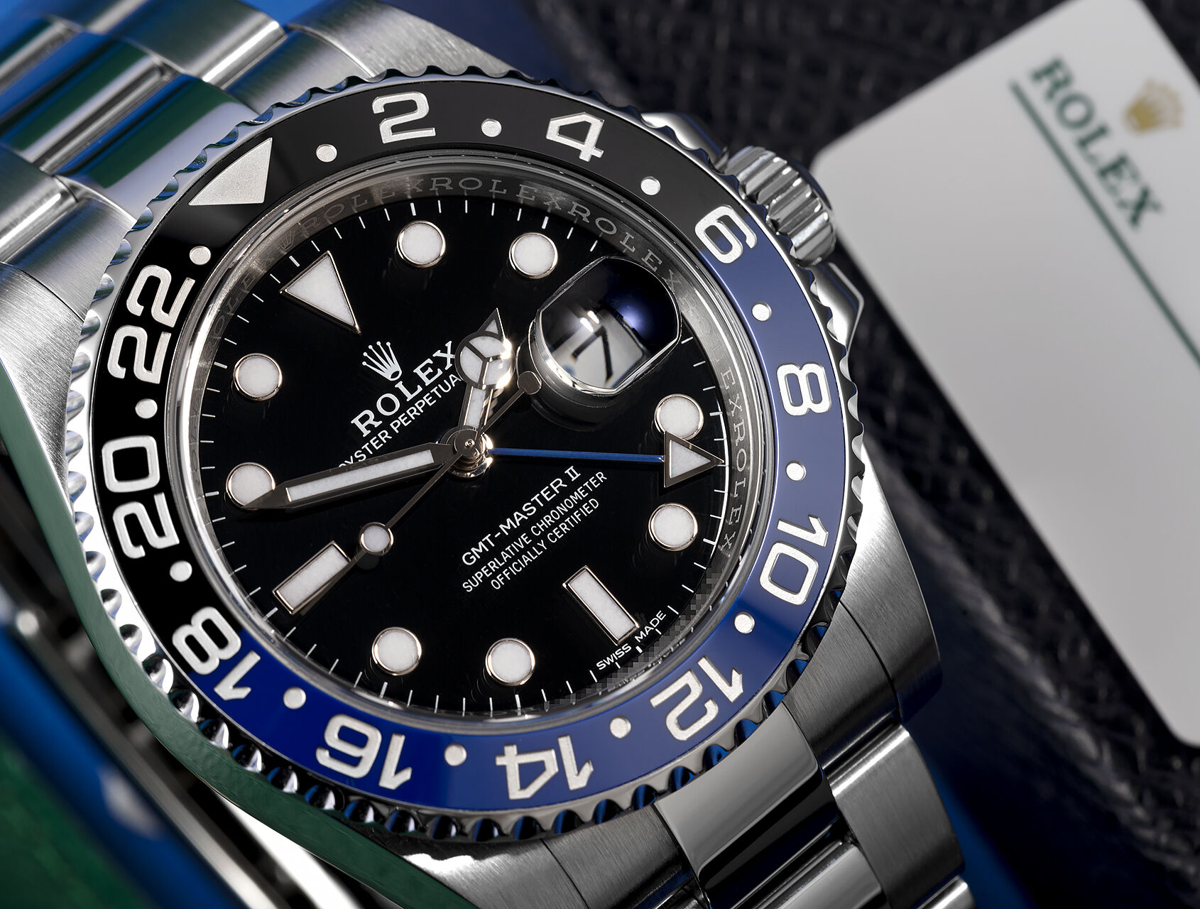 ref 116710BLNR | 116710BLNR - Box & Certificate | Rolex GMT-Master II