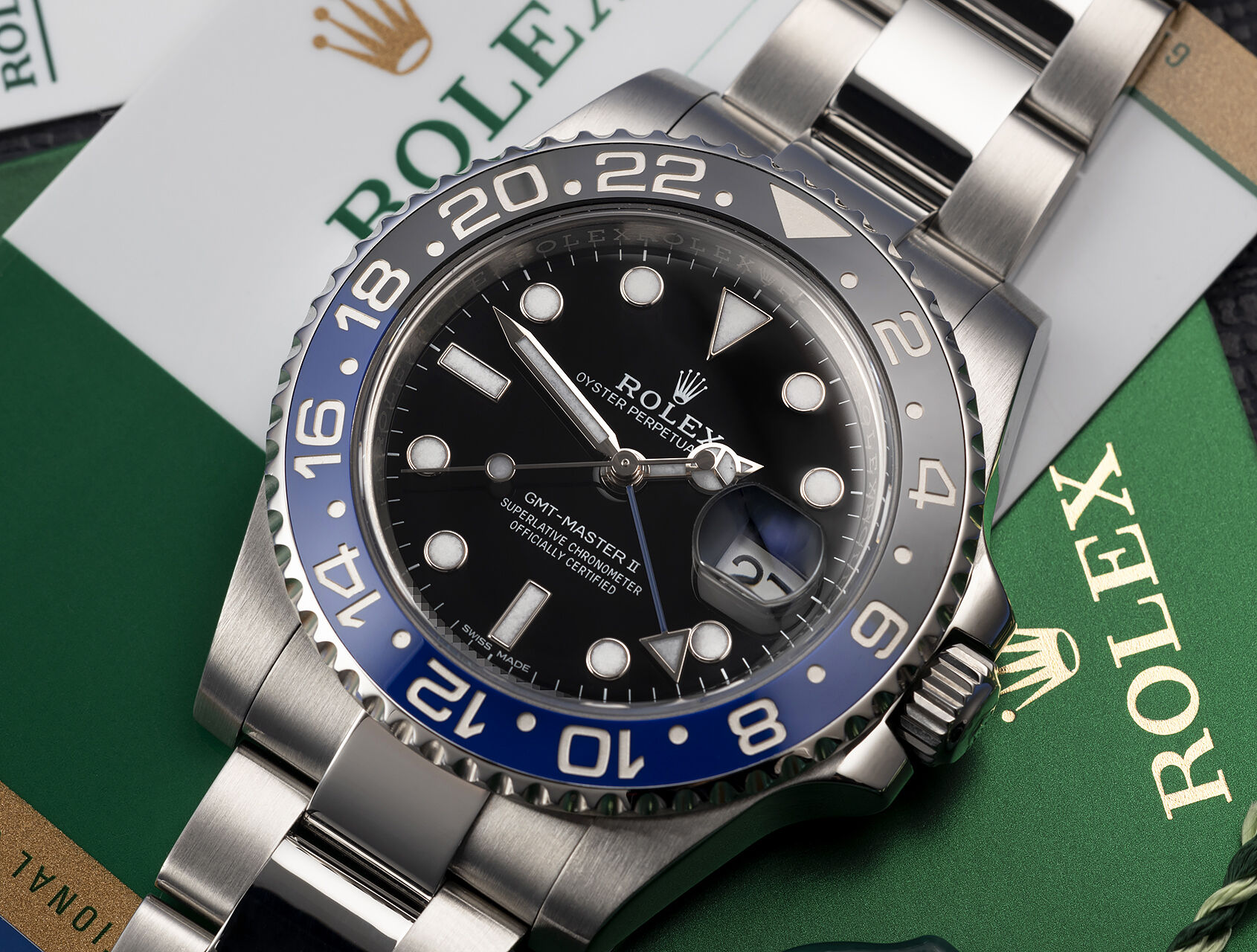 ref 116710BLNR | 116710BLNR - Box & Certificate | Rolex GMT-Master II