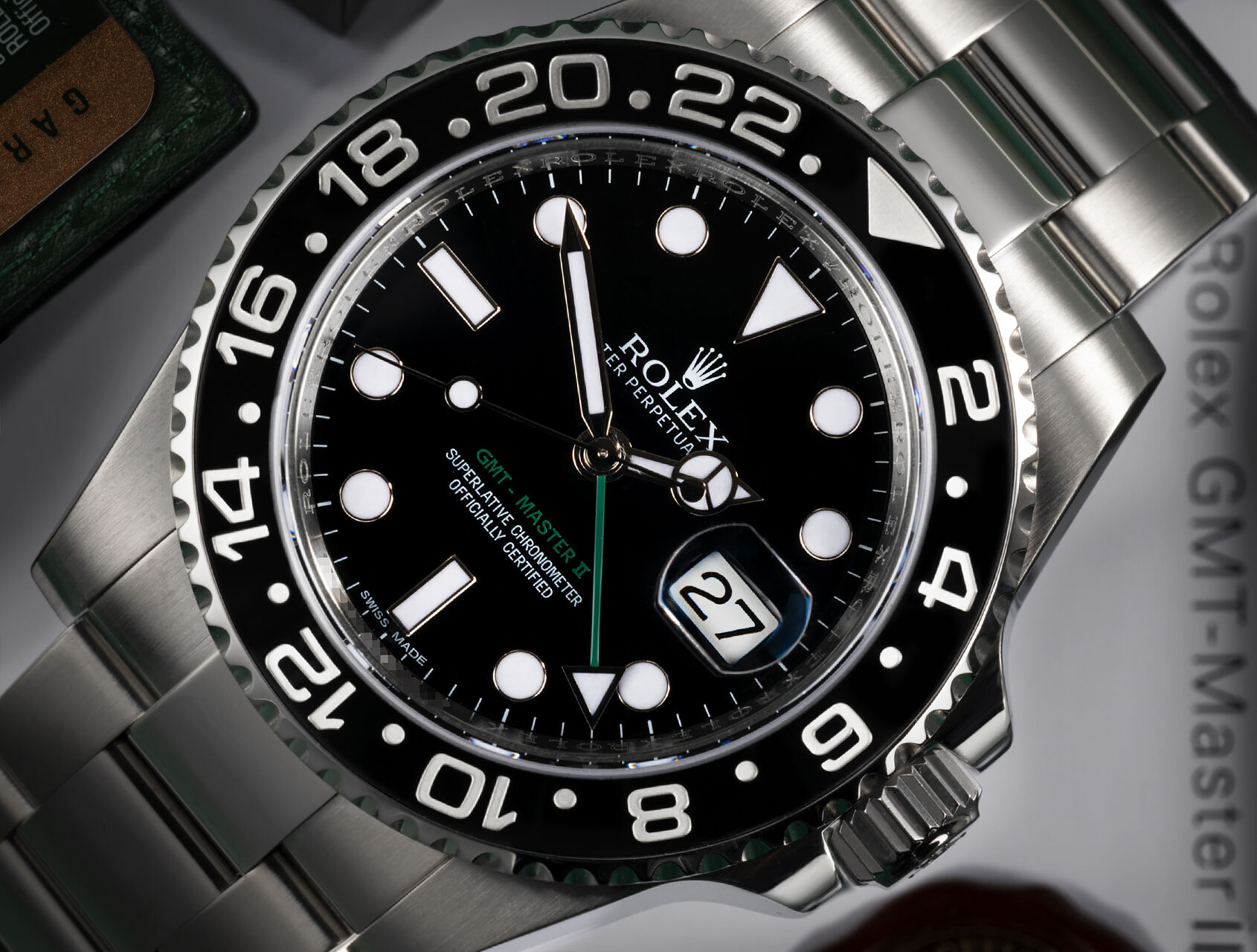 ref 116710LN | 116710LN - Box & Certificate | Rolex GMT-Master II