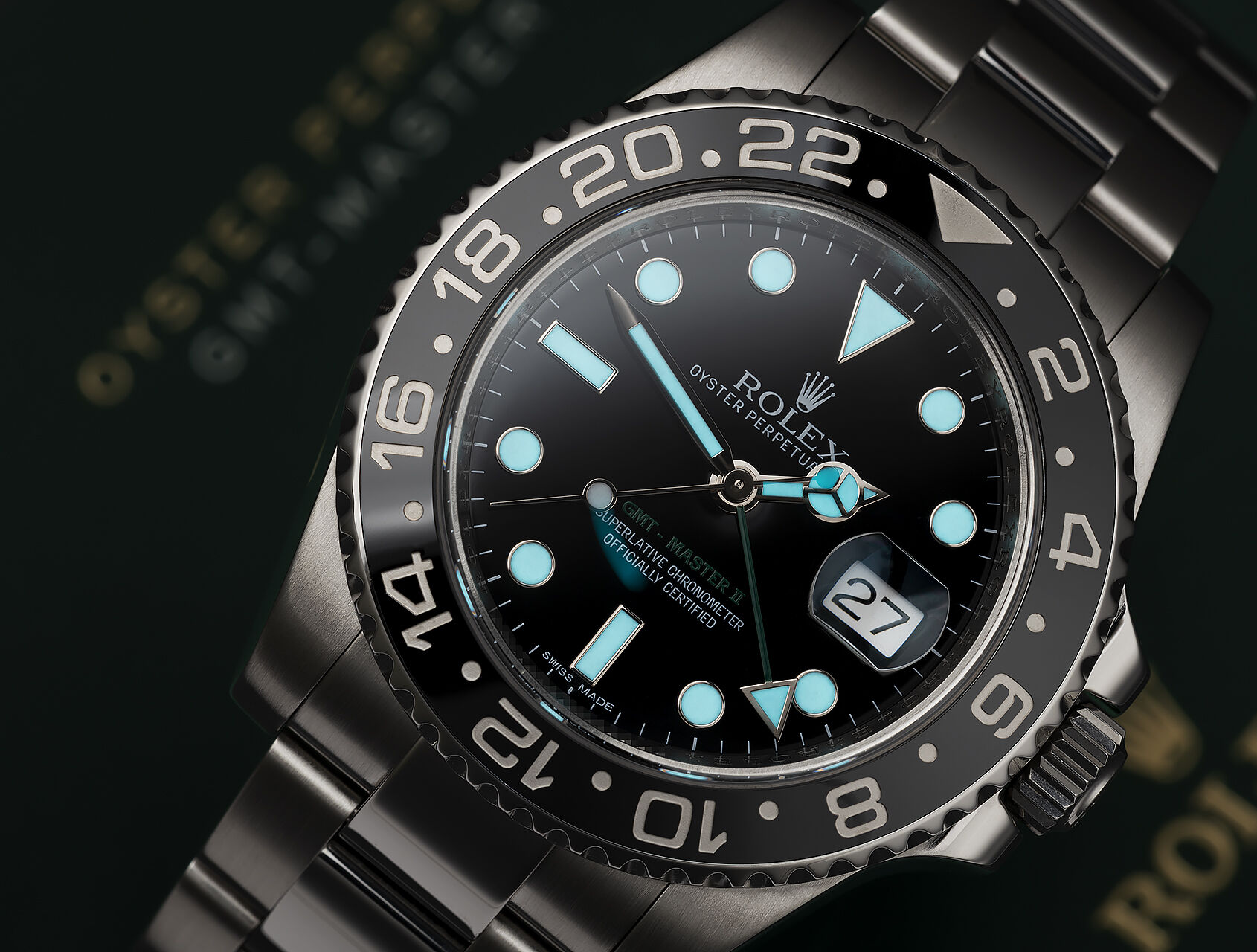 ref 116710LN | 116710LN - Box & Certificate | Rolex GMT-Master II