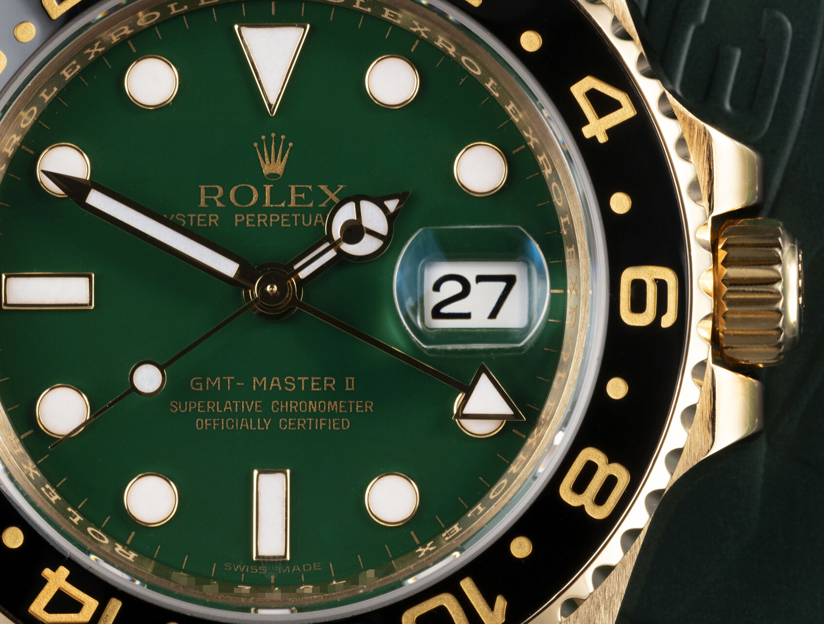 ref 116718LN | 116718LN - Green Dial | Rolex GMT-Master II