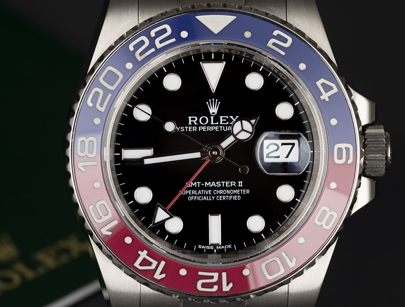 ref 116719BLRO | 116719BLRO - White Gold | Rolex GMT-Master II