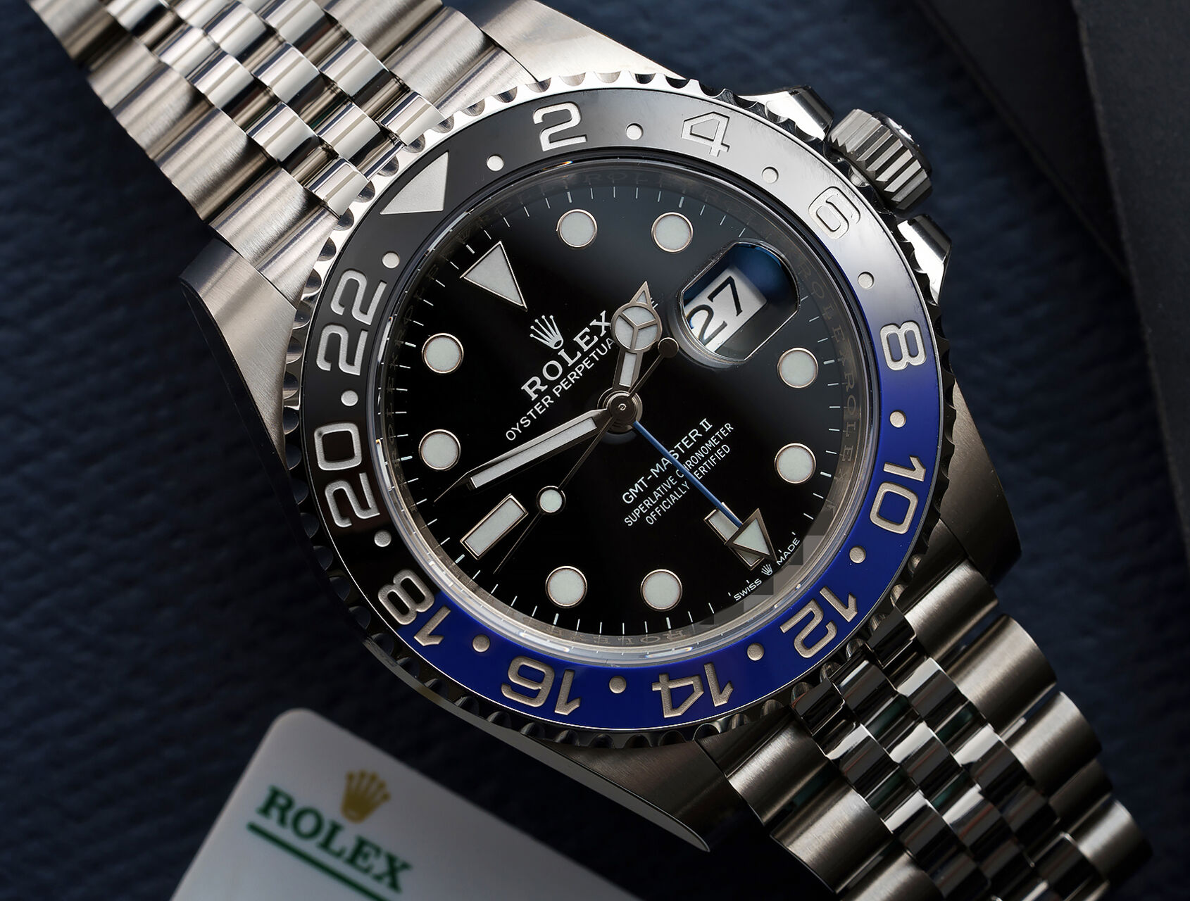 ref 126710BLNR | 126710BLNR - Batgirl | Rolex GMT-Master II