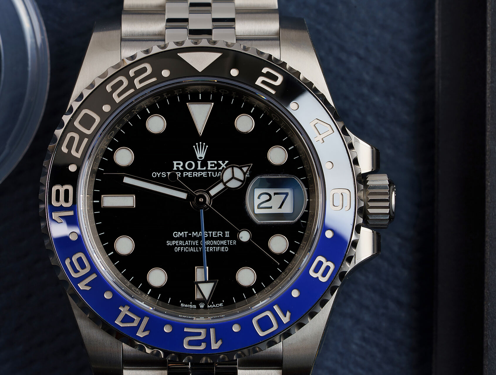 ref 126710BLNR | 126710BLNR - Batgirl | Rolex GMT-Master II