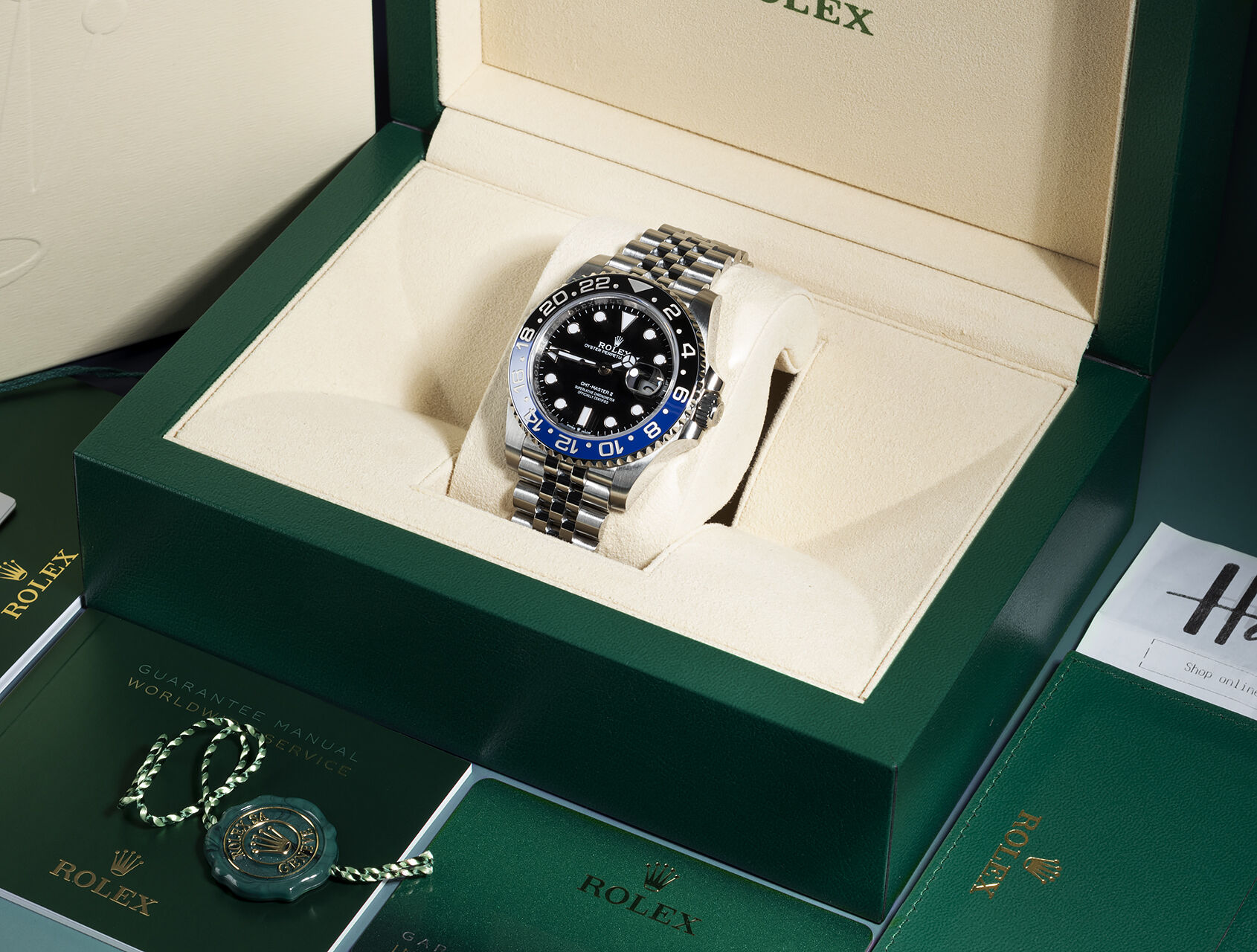 ref 126710BLNR | 126710BLNR - Box & Certificate | Rolex GMT-Master II