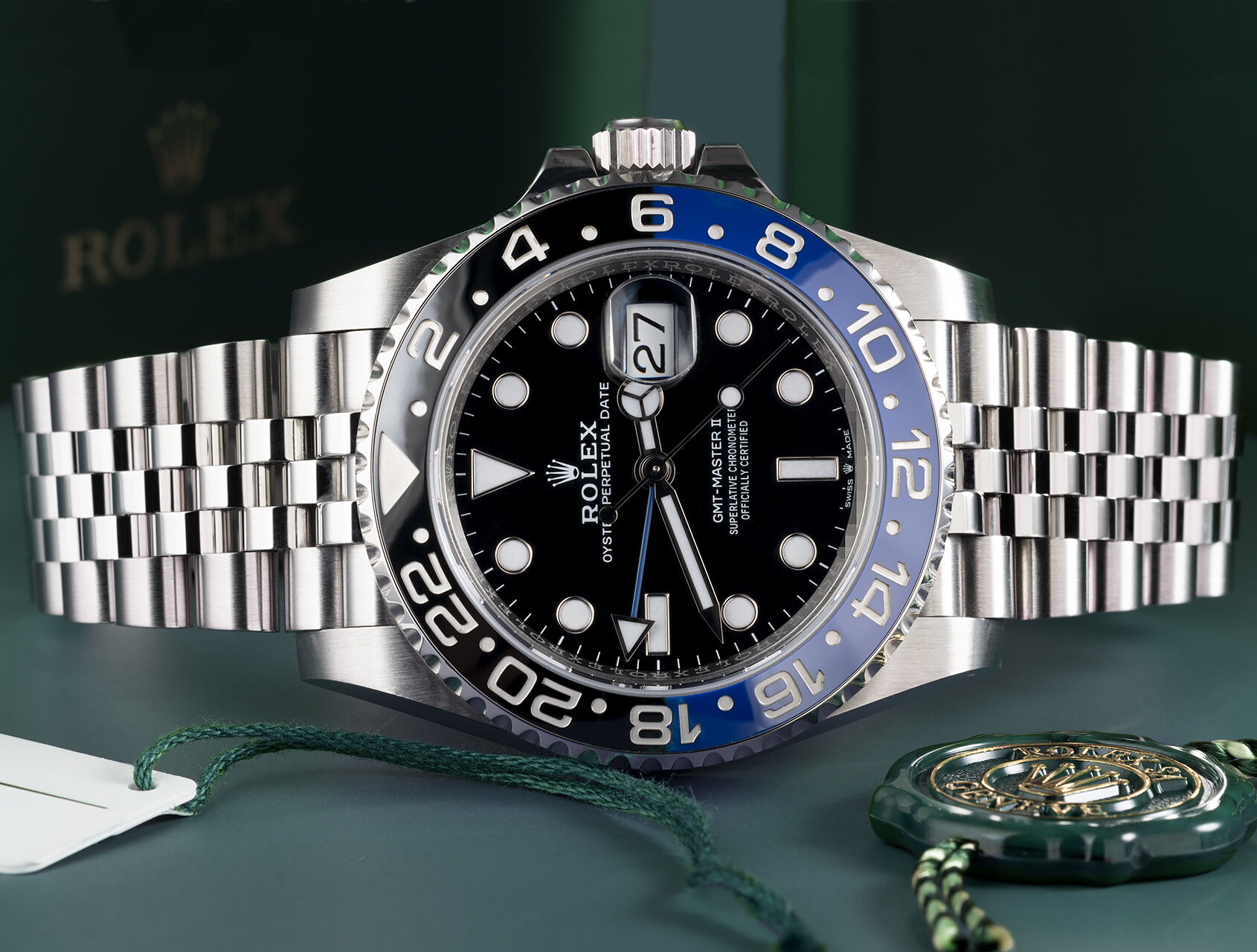 ref 126710BLNR | 126710BLNR - Box & Certificate | Rolex GMT-Master II